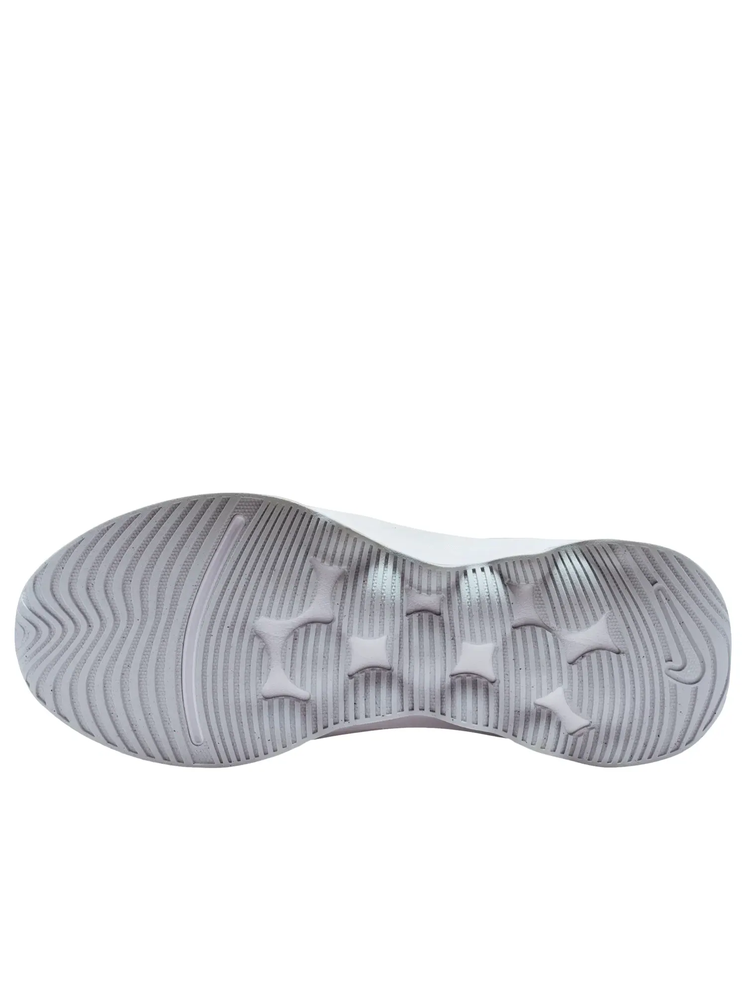 Женские кроссовки для бега с закрытой шнуровкой Motiva White Metallic Silver Nike — изображение 7 из 7, белый