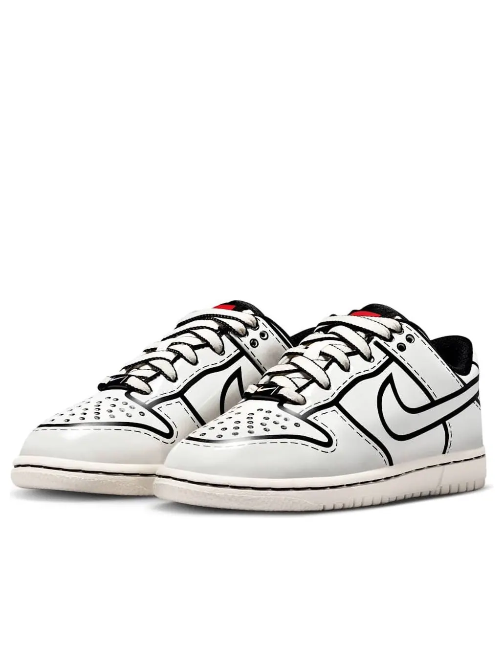 Кроссовки (PS) Nike x Lego Dunk Low 'Sail' — изображение 4 из 6, белый