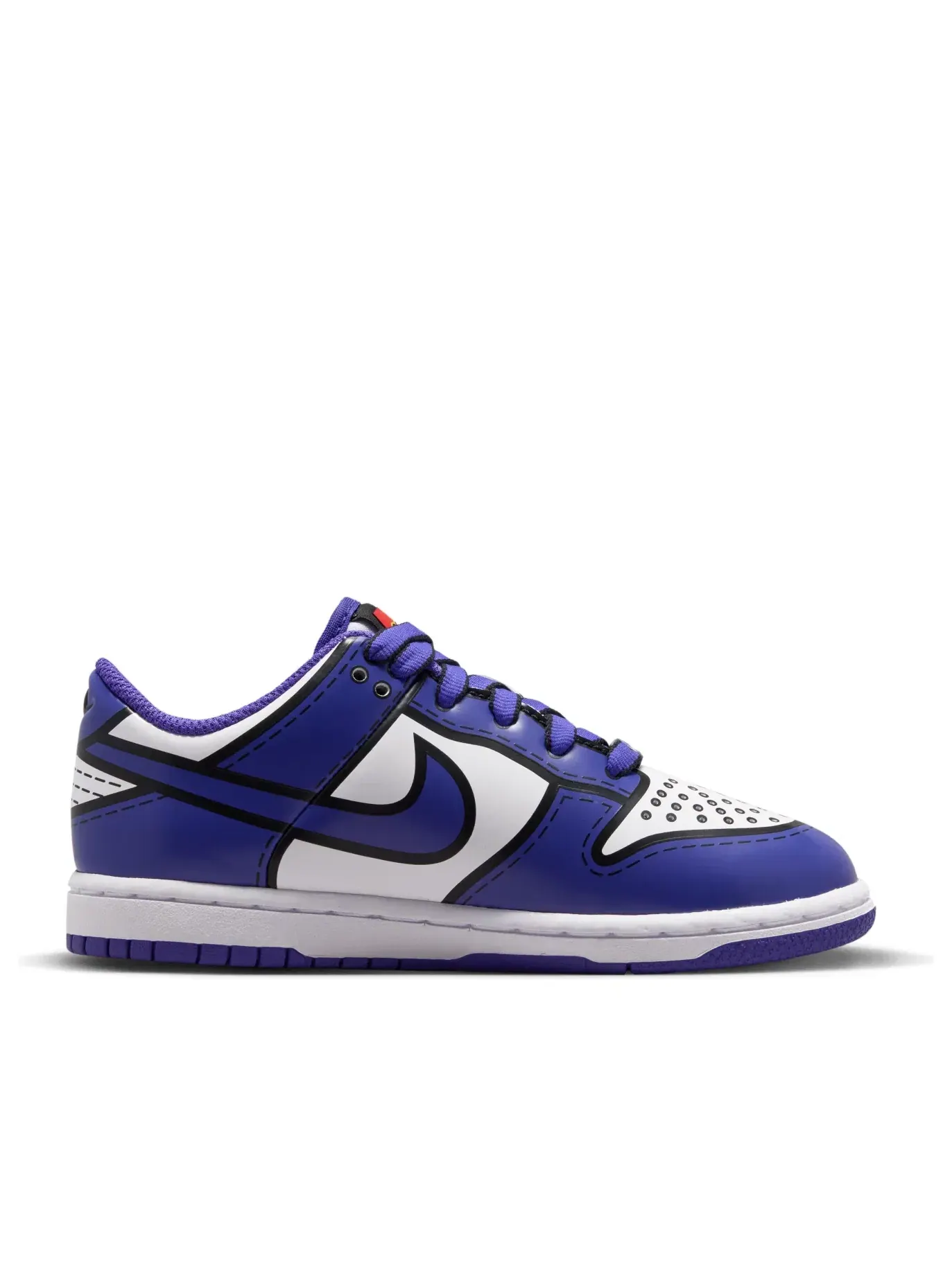 Детские кроссовки с принтом Nike x LEGO Dunk Low — изображение 2 из 7, фиолетовый