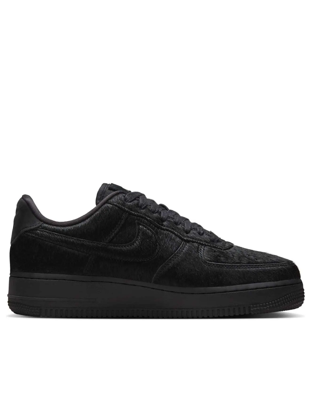 Кроссовки (WMNS) Nike Air Force 1 Low '07 Pony Hair 'Triple Black' — изображение 6 из 6, черный