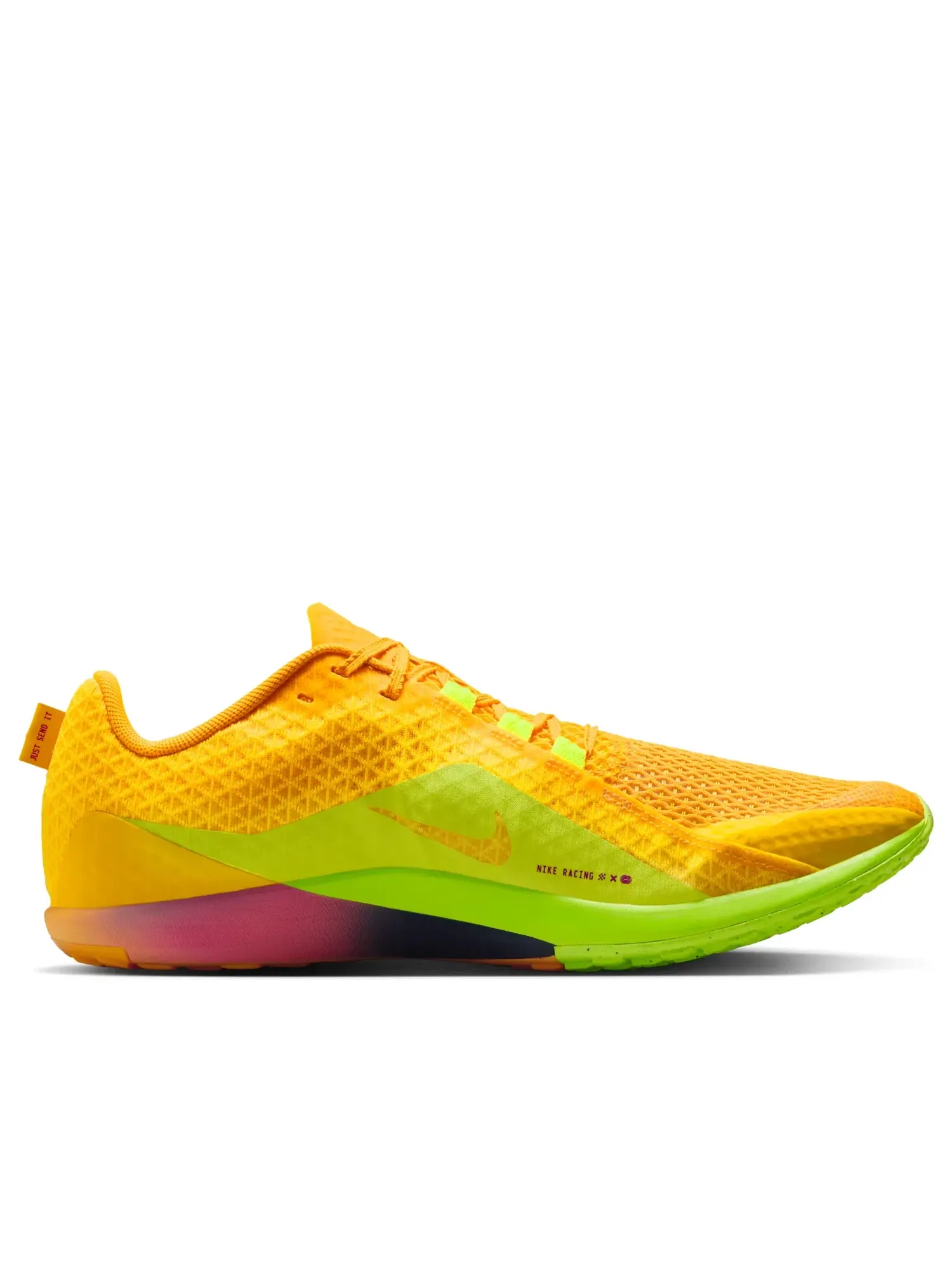 Кроссовки Nike Zoom Rival Waffle 7 'Citron Pulse Blue Void' II7400-800 — изображение 2 из 7, желтый