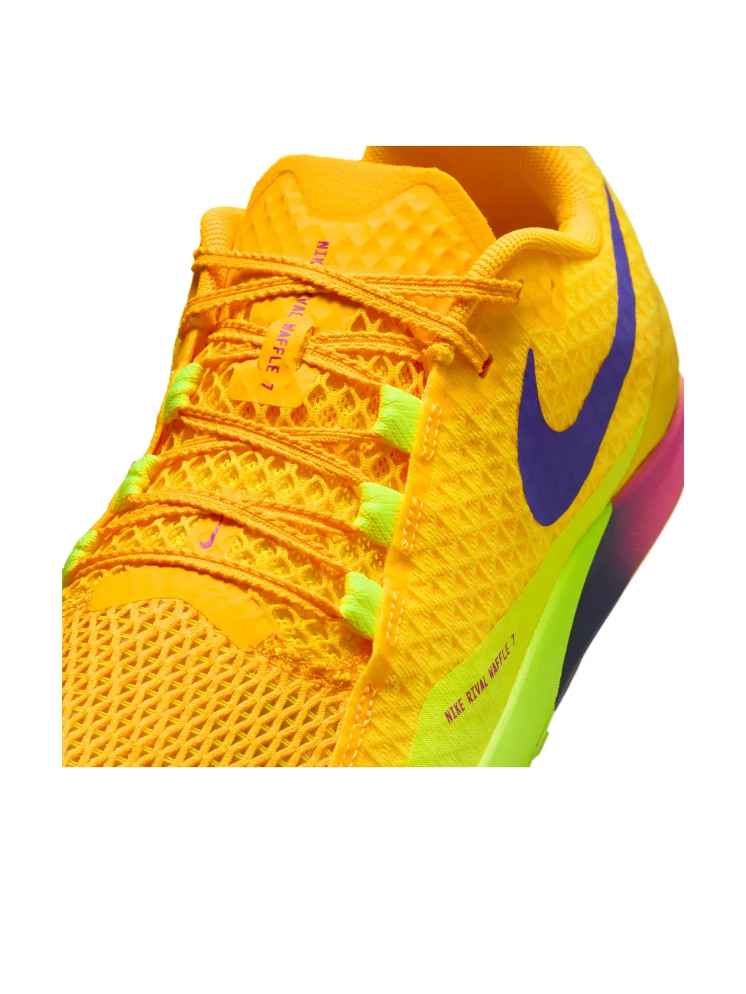 Кроссовки Nike Zoom Rival Waffle 7 'Citron Pulse Blue Void' II7400-800 — изображение 7 из 7, желтый