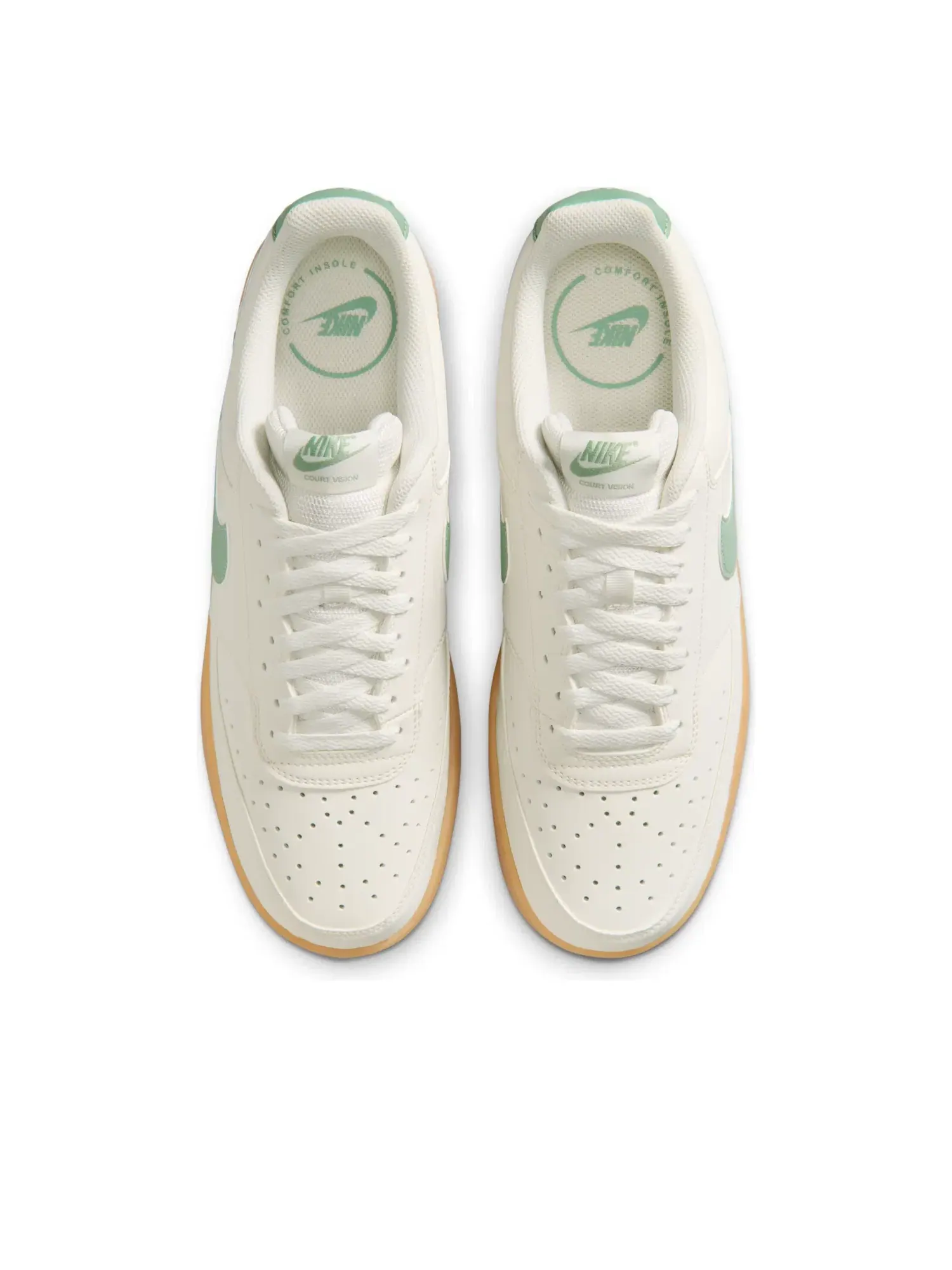 Мужские кроссовки с низким верхом Court Vision Low Sail Steam Nike — изображение 2 из 6, белый