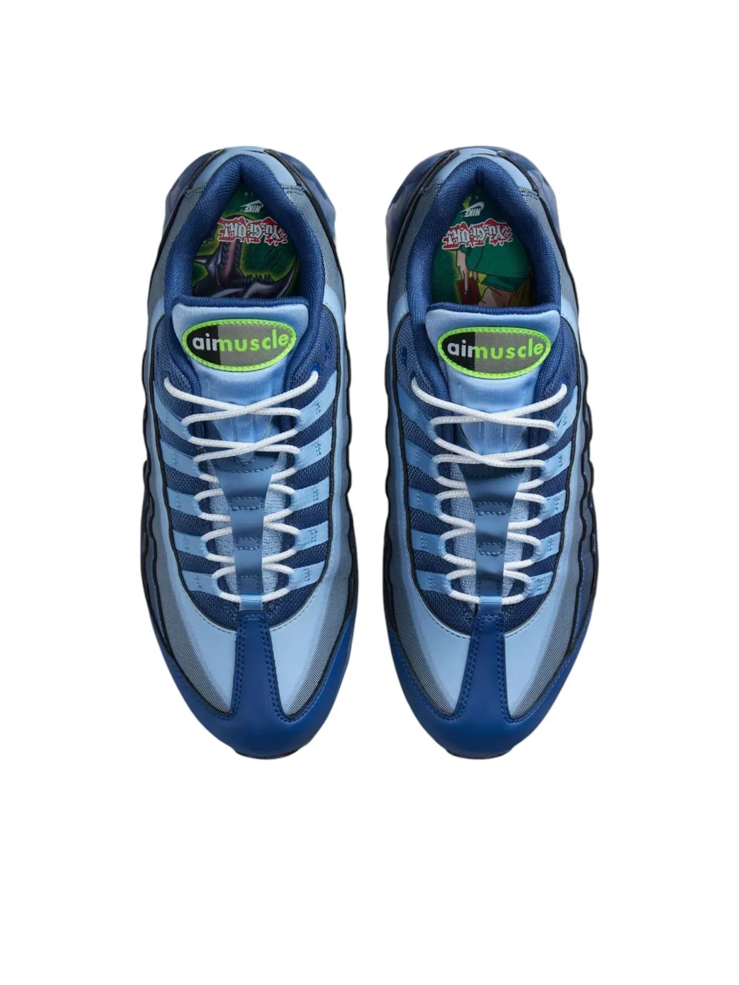 Кроссовки Nike x Yu-Gi-Oh! Air Max Muscle 95 'Joey' с карточкой — изображение 3 из 7, синий/темно-синий/синий