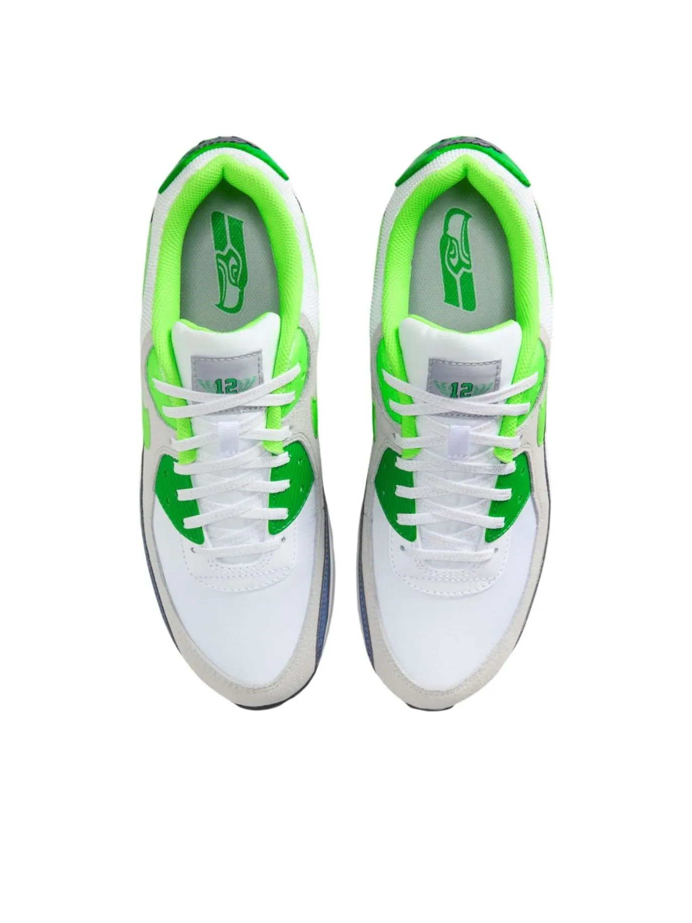 Кроссовки Nike Air Max 90 'Seattle Seahawks' — изображение 2 из 4, белый