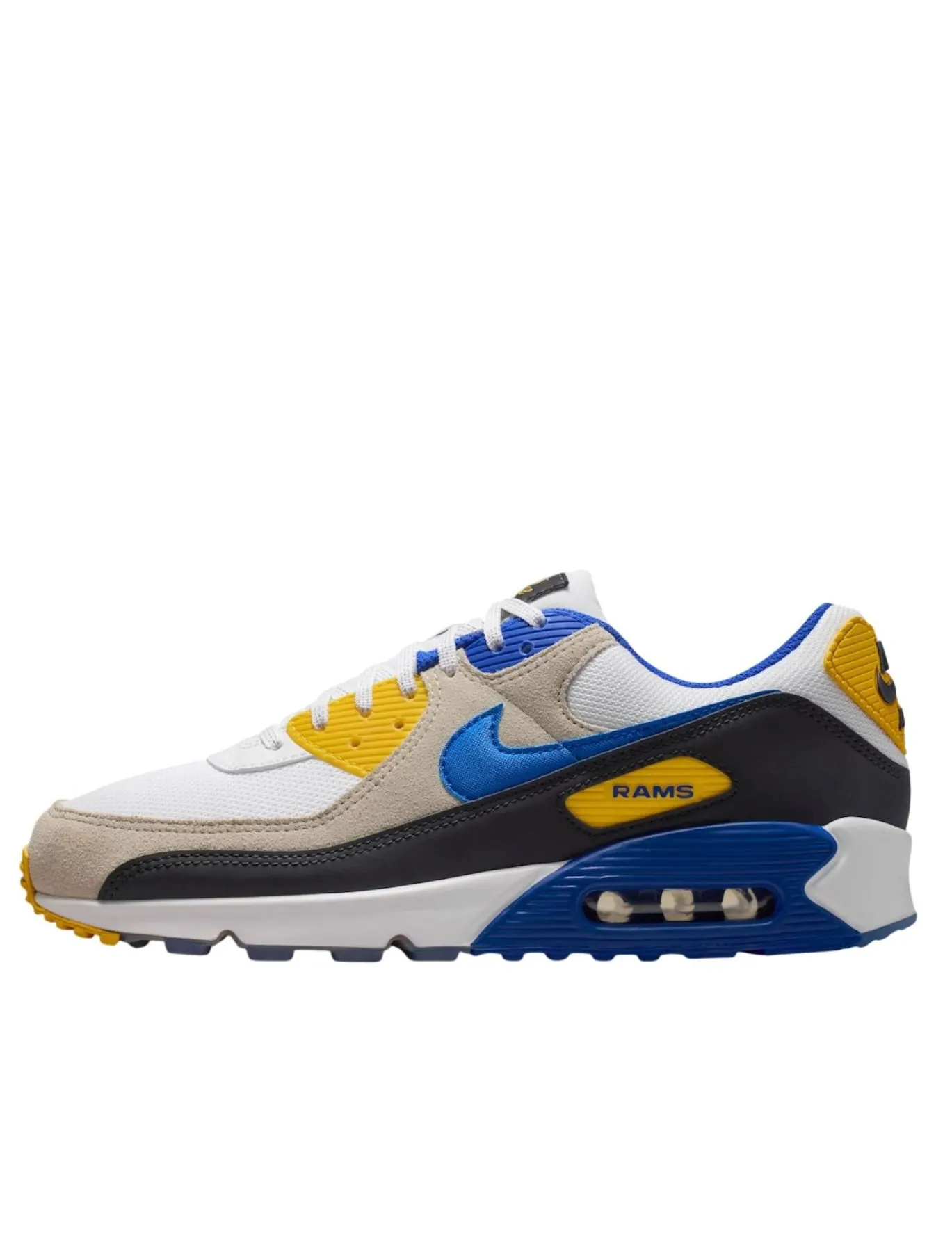 Кроссовки Nike Air Max 90 'Los Angeles Rams' — изображение 1 из 5, белый/синий