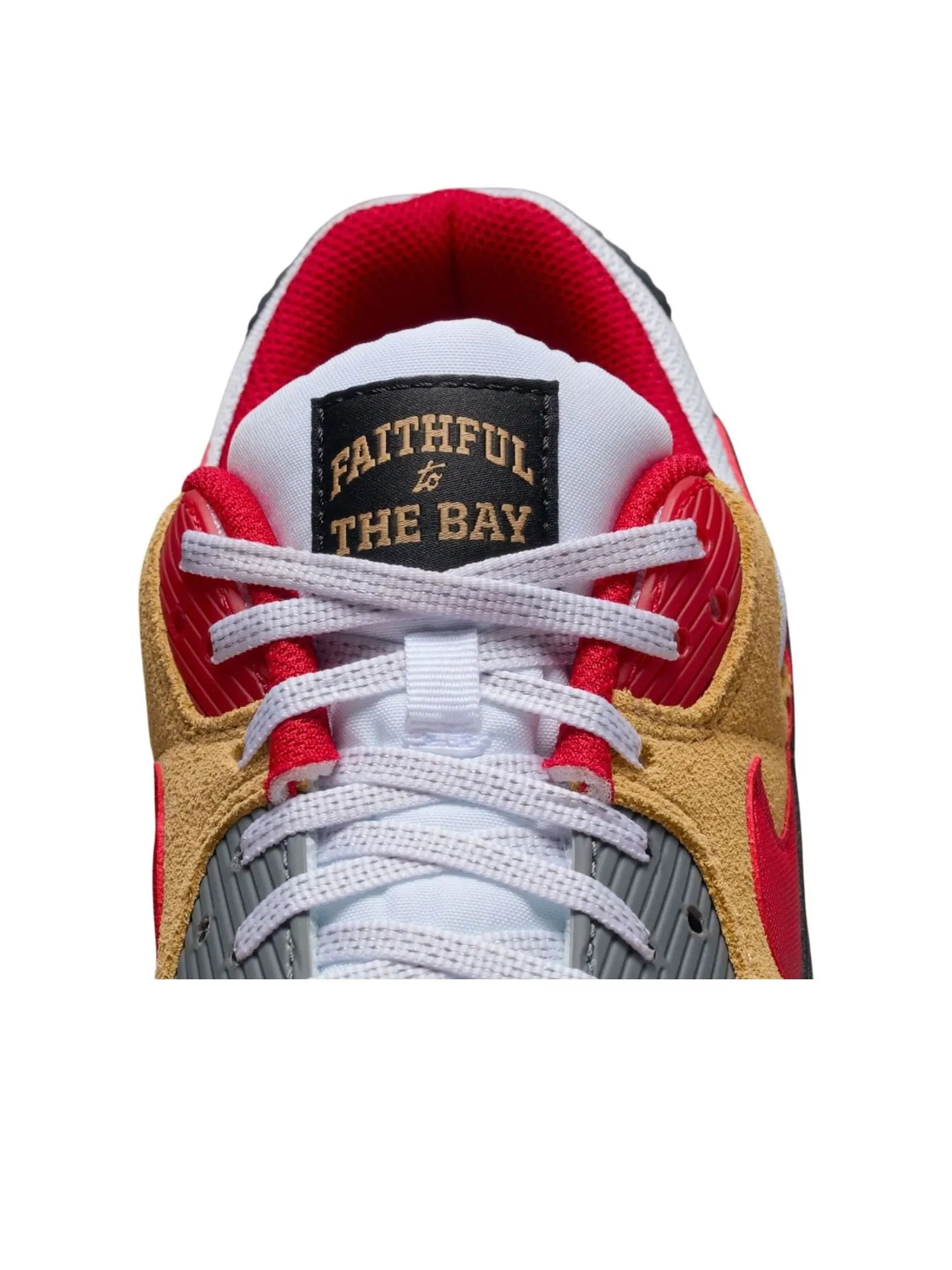 Кроссовки Nike Air Max 90 'San Francisco 49ers' — изображение 5 из 5, белый/черный/красный