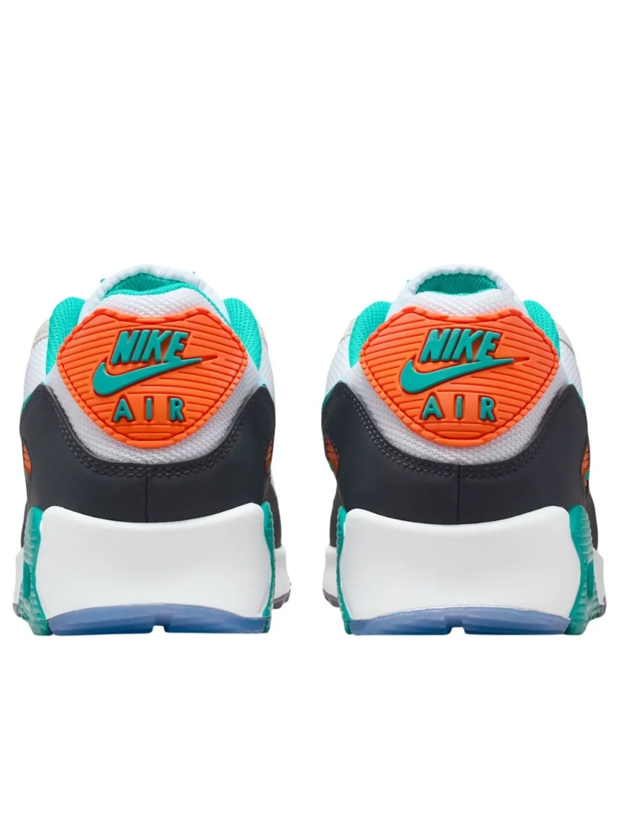 Кроссовки Nike Air Max 90 'Miami Dolphins' — изображение 4 из 4, белый/синий/зеленый