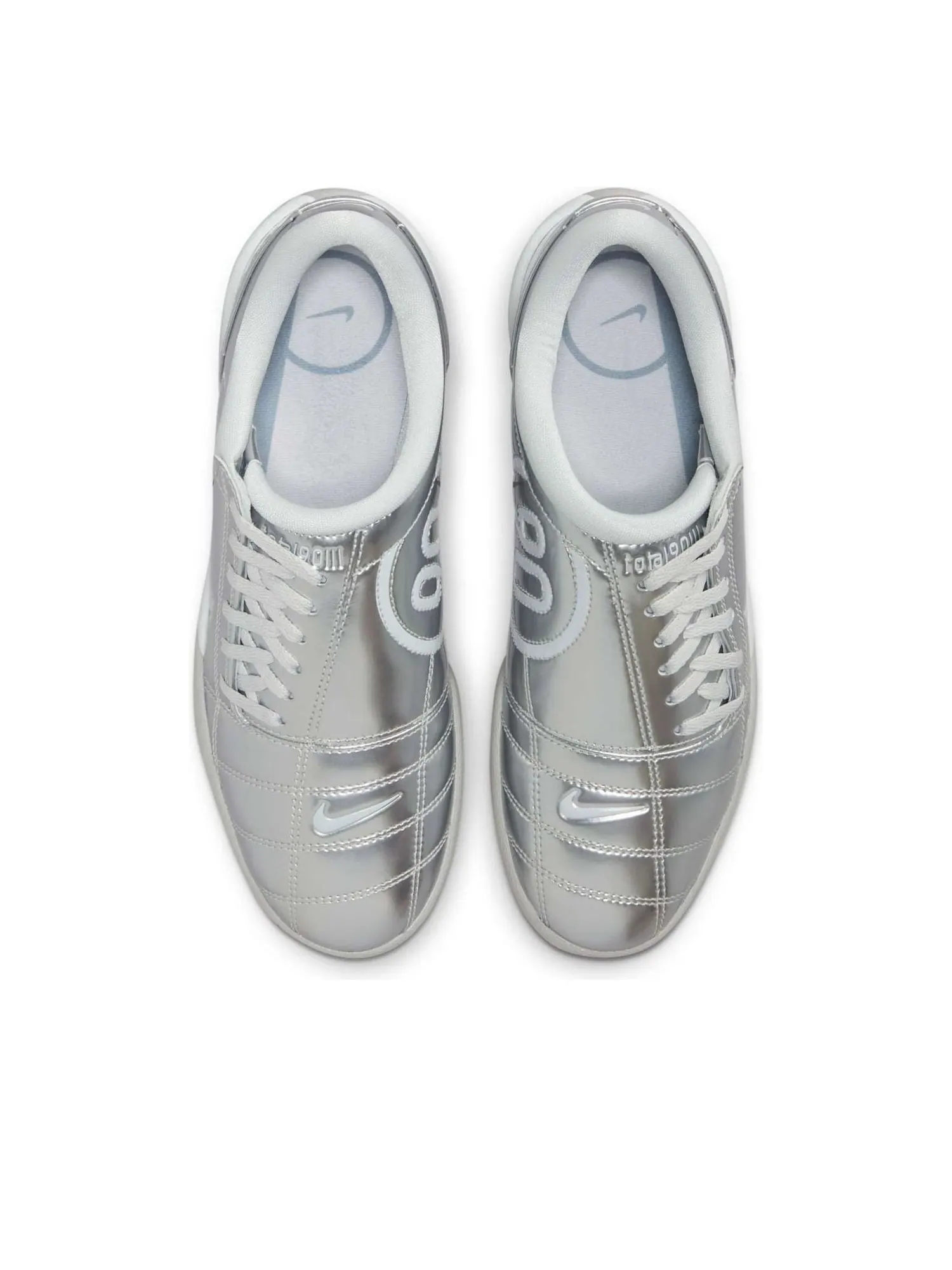 Кроссовки (WMNS) Nike Total 90 'Metallic Platinum' — изображение 2 из 6, серебряный