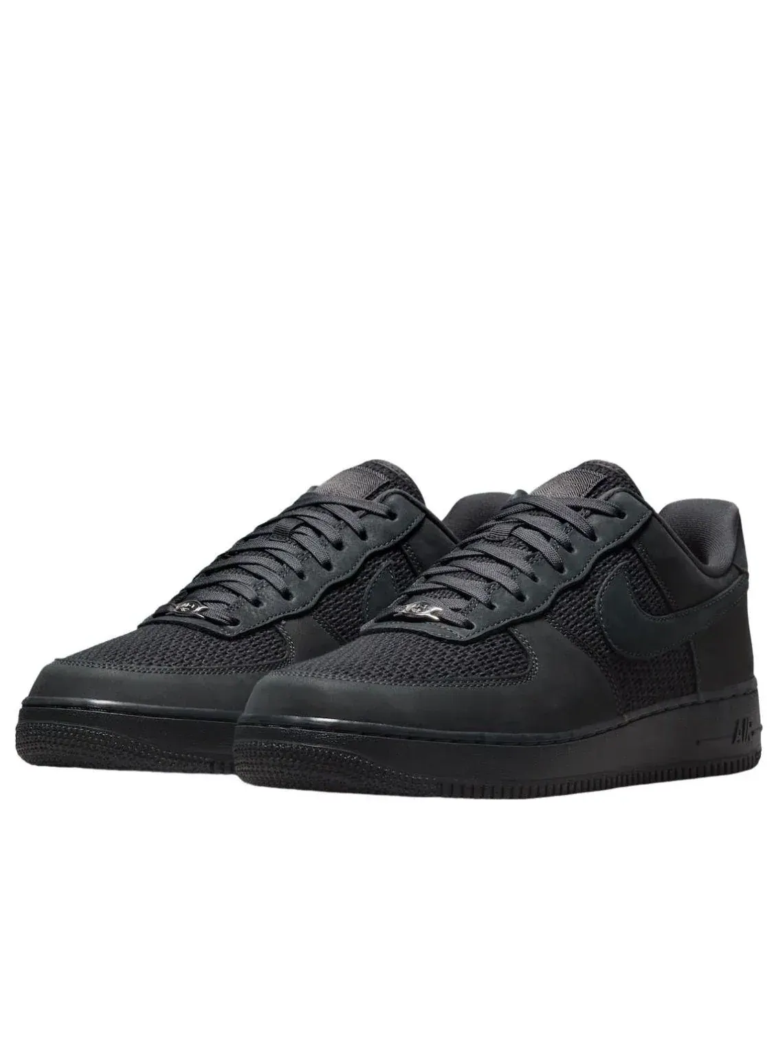 Кроссовки Nike Air Force 1 Low Woven 'Anthracite' — изображение 2 из 5, черный