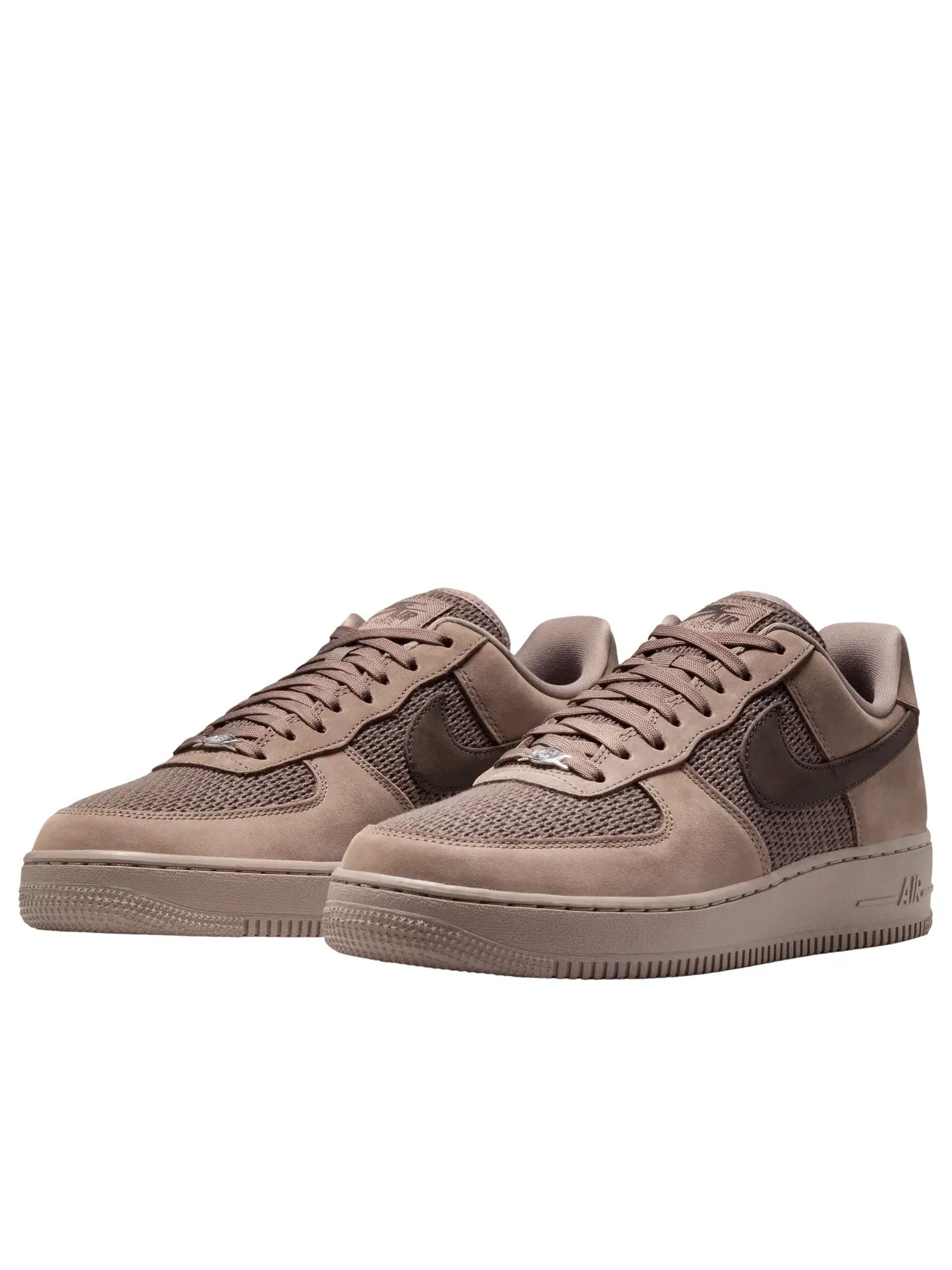 Мужские кроссовки с кожаным верхом Air Force 1 '07 LV8 Mink Brown Dark Hazel Nike — изображение 5 из 7, коричневый