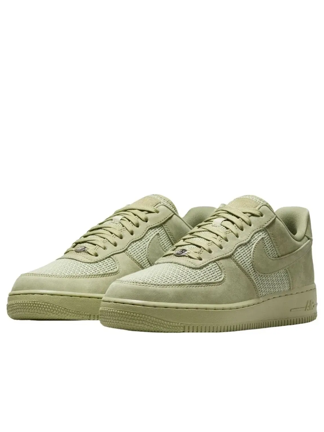 Кроссовки Nike Air Force 1 Low Woven 'Dusty Olive' — изображение 2 из 5, оливковый зеленый