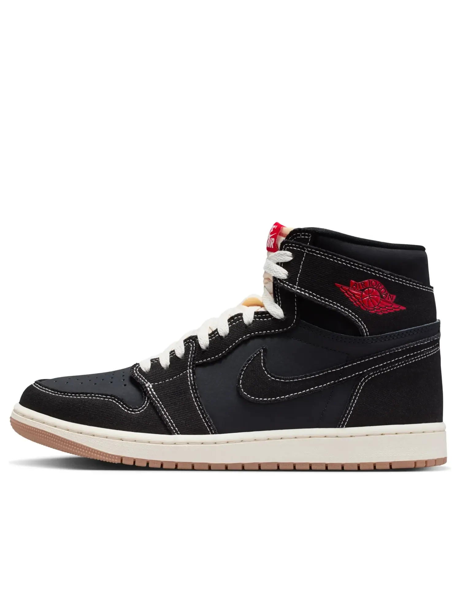 Кроссовки Air Jordan 1 Retro High OG x Flight Club 'Black Sail' — изображение 1 из 7, черный