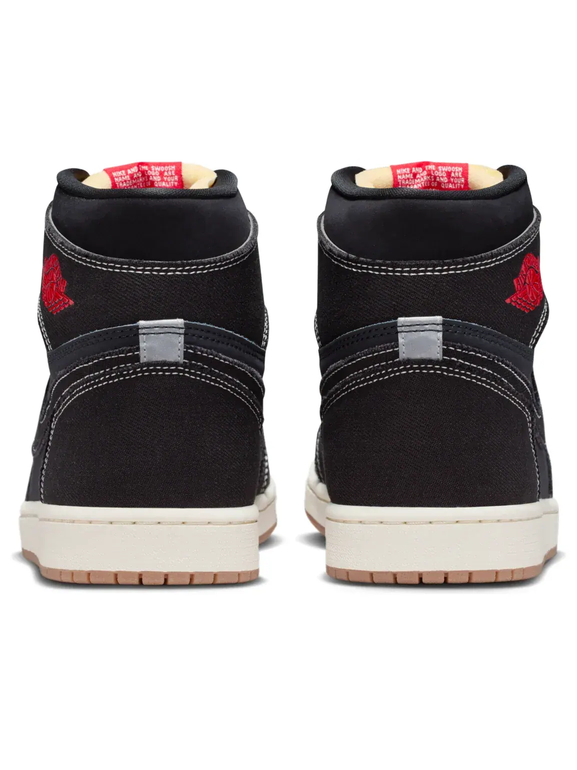 Кроссовки Air Jordan 1 Retro High OG x Flight Club 'Black Sail' — изображение 4 из 7, черный