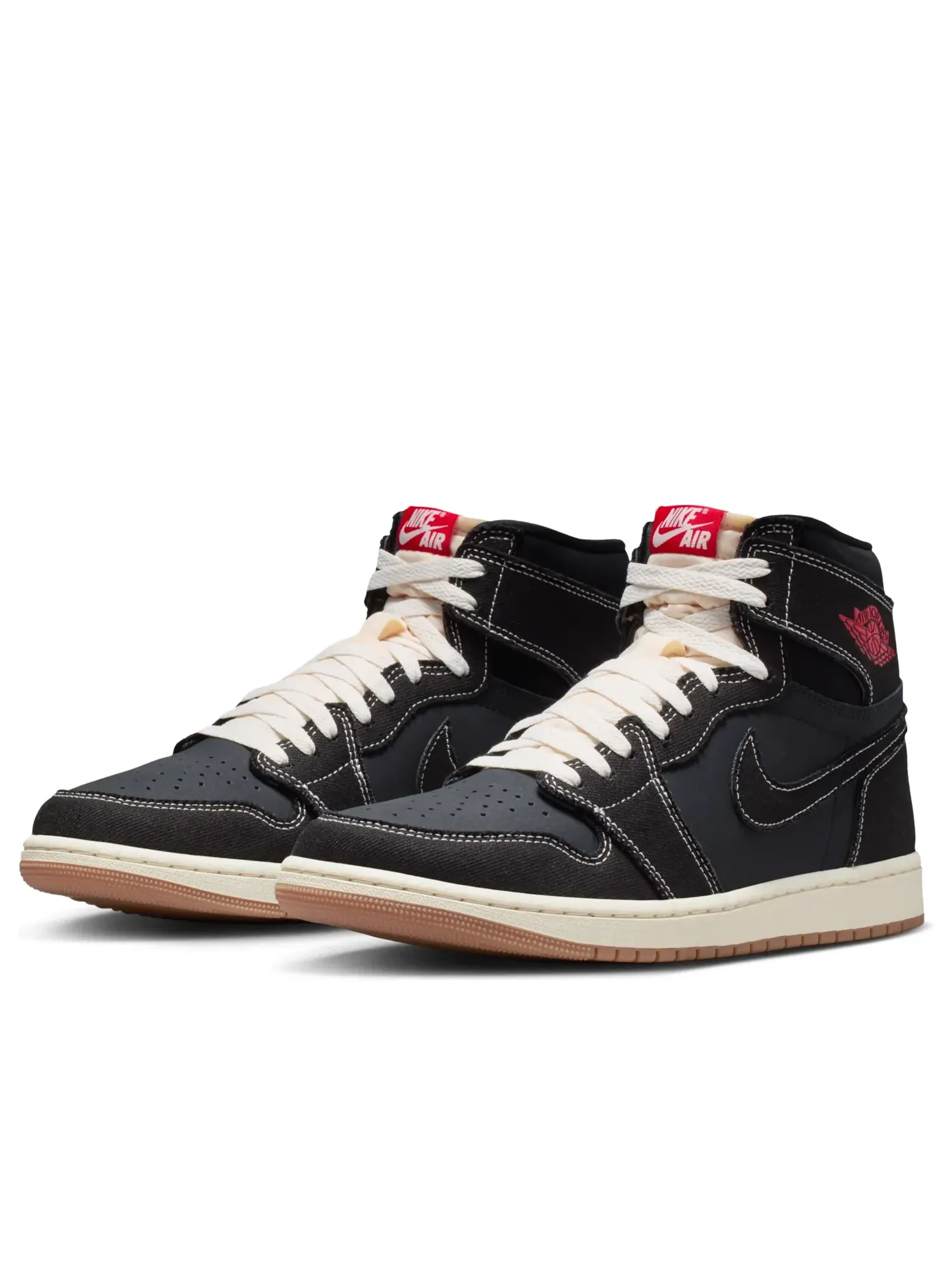 Кроссовки Air Jordan 1 Retro High OG x Flight Club 'Black Sail' — изображение 5 из 7, черный