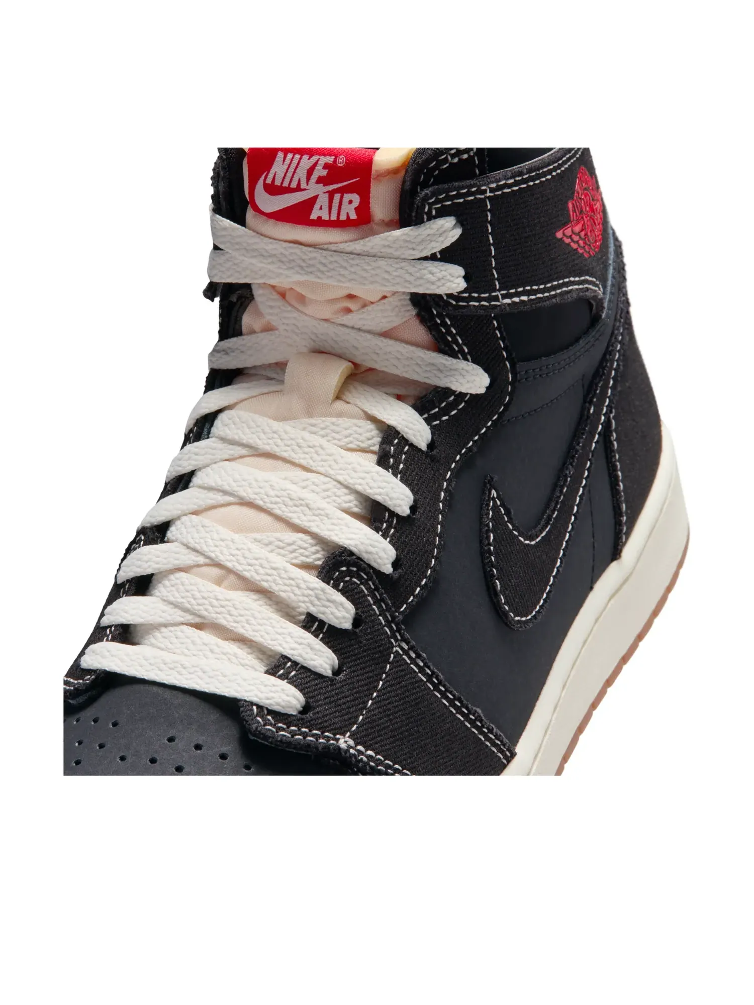 Кроссовки Air Jordan 1 Retro High OG x Flight Club 'Black Sail' — изображение 6 из 7, черный