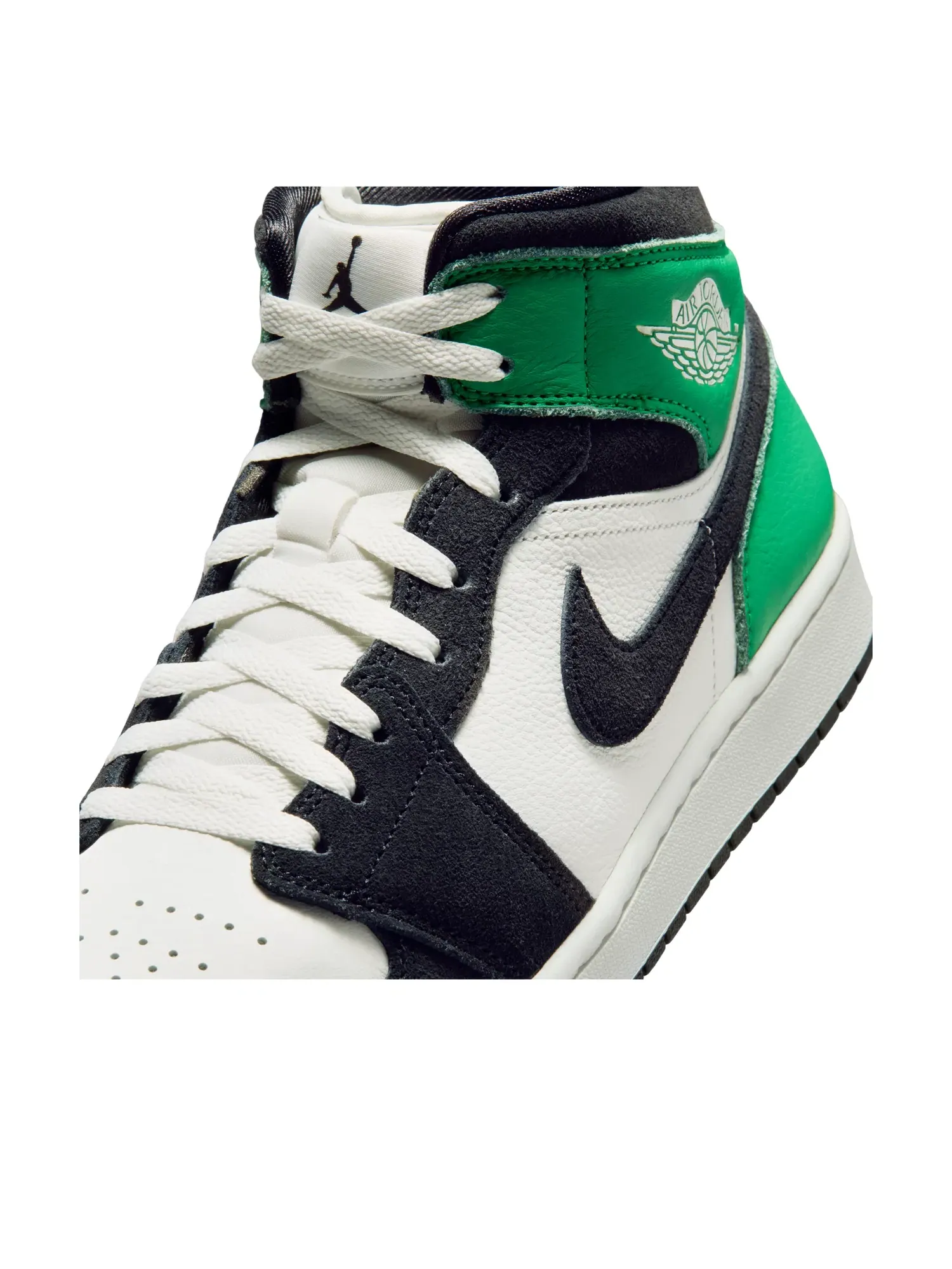 Кроссовки Jordan 1 Mid SE 'Lucky Green' II9812-100 — изображение 5 из 6, черный