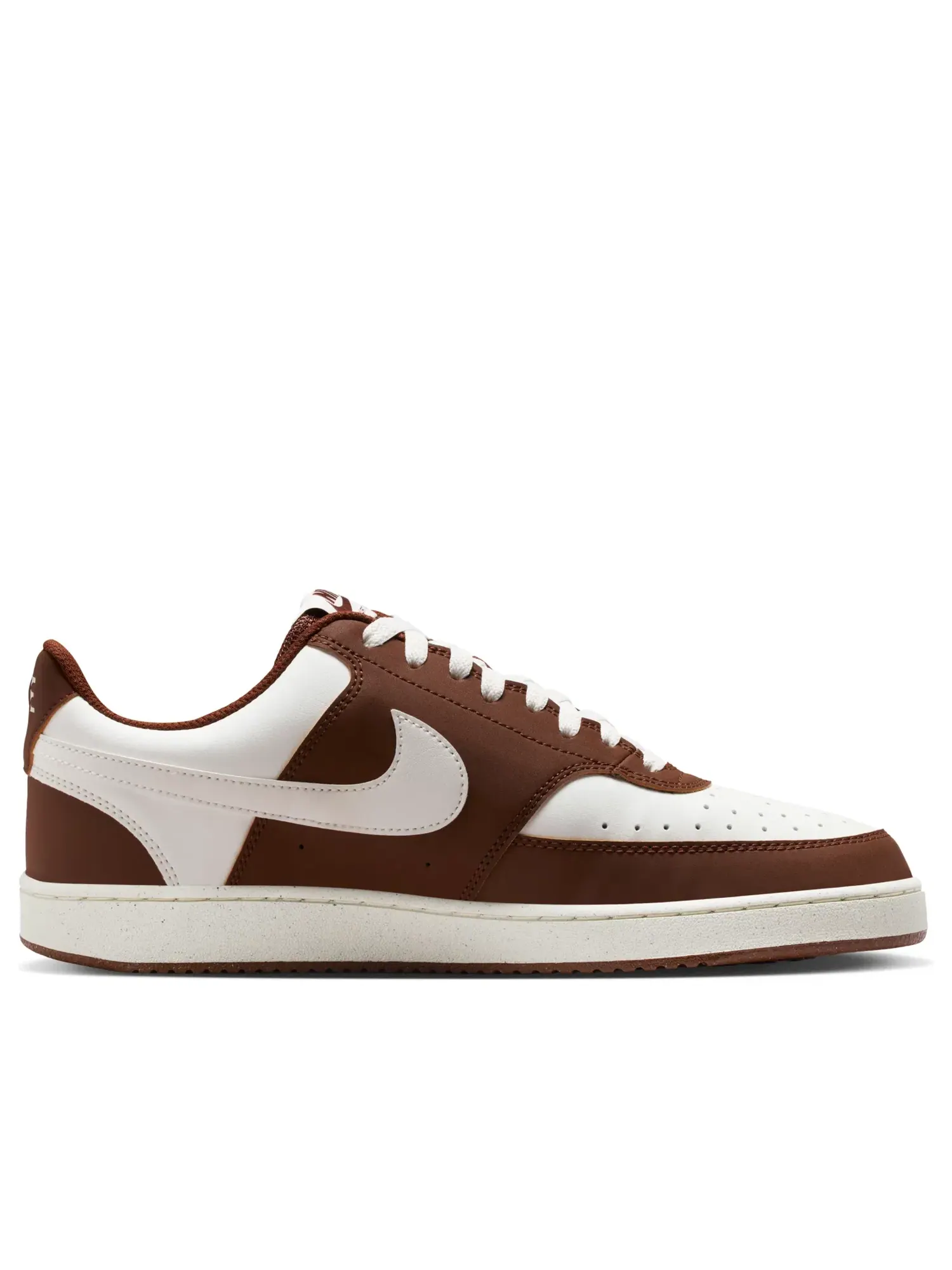 Мужские кроссовки с кожаным верхом Court Vision Low Nike — изображение 6 из 6, коричневый