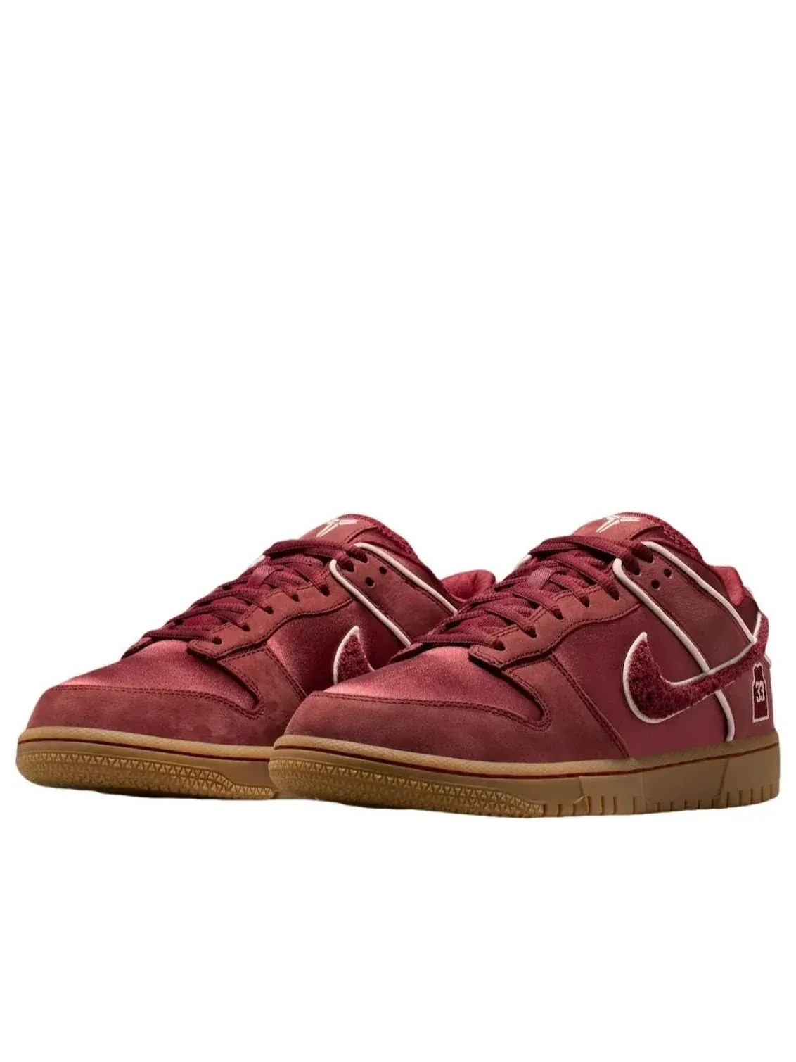 Кроссовки Nike x Kobe Bryant Air Force 1 Low 'Team Red White' — изображение 2 из 6, красный