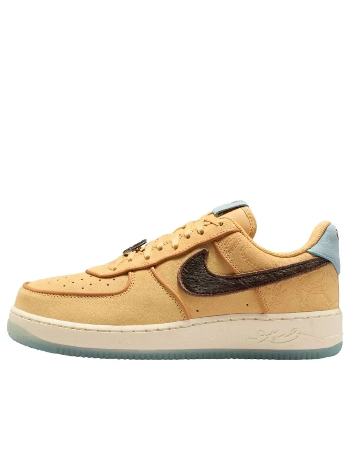 Кроссовки Nike x Коби Брайант x Pau Gasol Air Force 1 'Siempre Hermano' IM0582-700 — изображение 1 из 7, коричневый