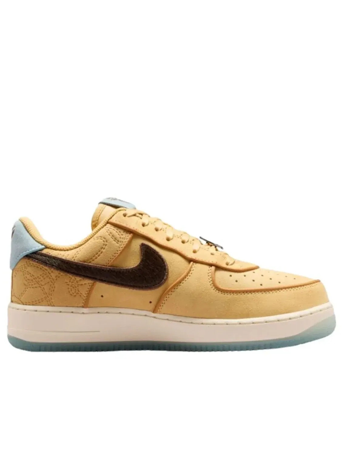 Кроссовки Nike x Коби Брайант x Pau Gasol Air Force 1 'Siempre Hermano' IM0582-700 — изображение 3 из 7, коричневый