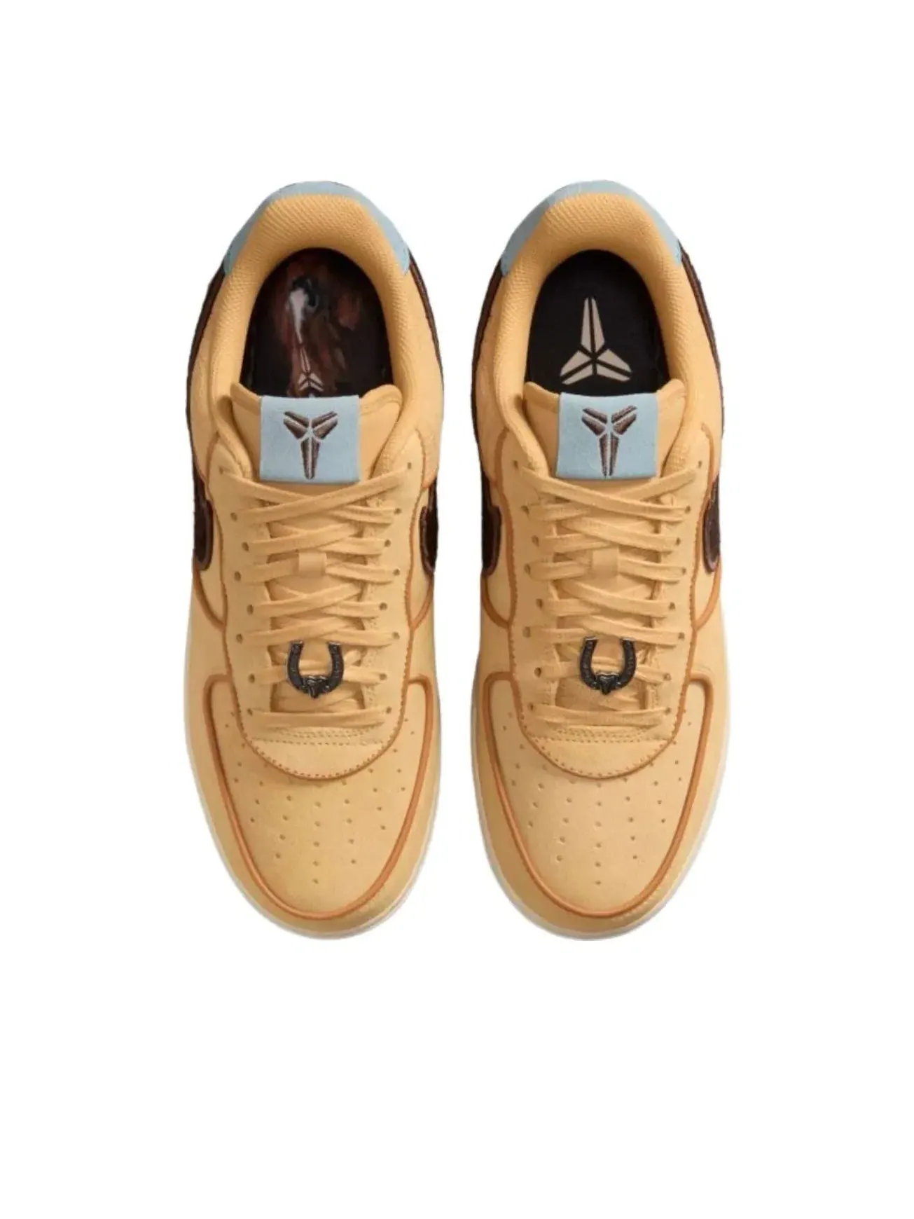 Кроссовки Nike x Коби Брайант x Pau Gasol Air Force 1 'Siempre Hermano' IM0582-700 — изображение 4 из 7, коричневый