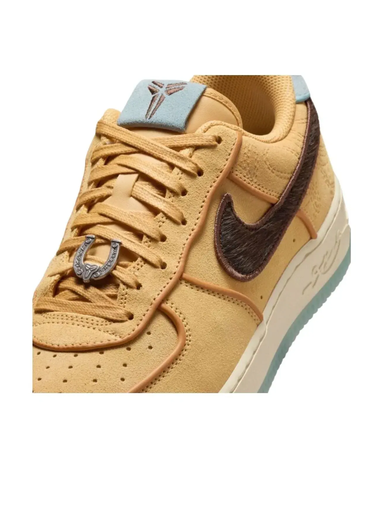Кроссовки Nike x Коби Брайант x Pau Gasol Air Force 1 'Siempre Hermano' IM0582-700 — изображение 5 из 7, коричневый