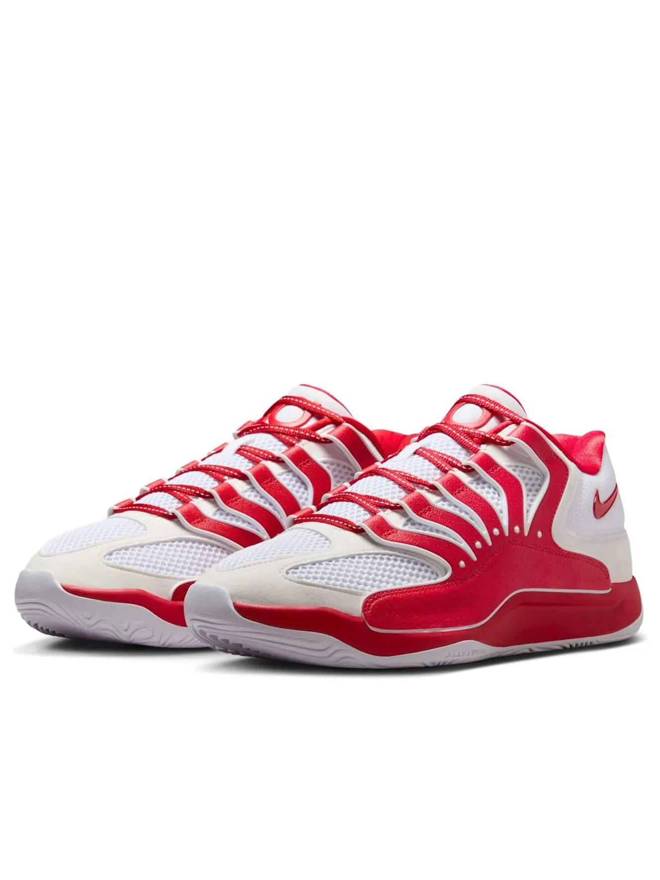 Кроссовки Nike KD 18 TB 'White University Red' — изображение 4 из 6, белый/красный