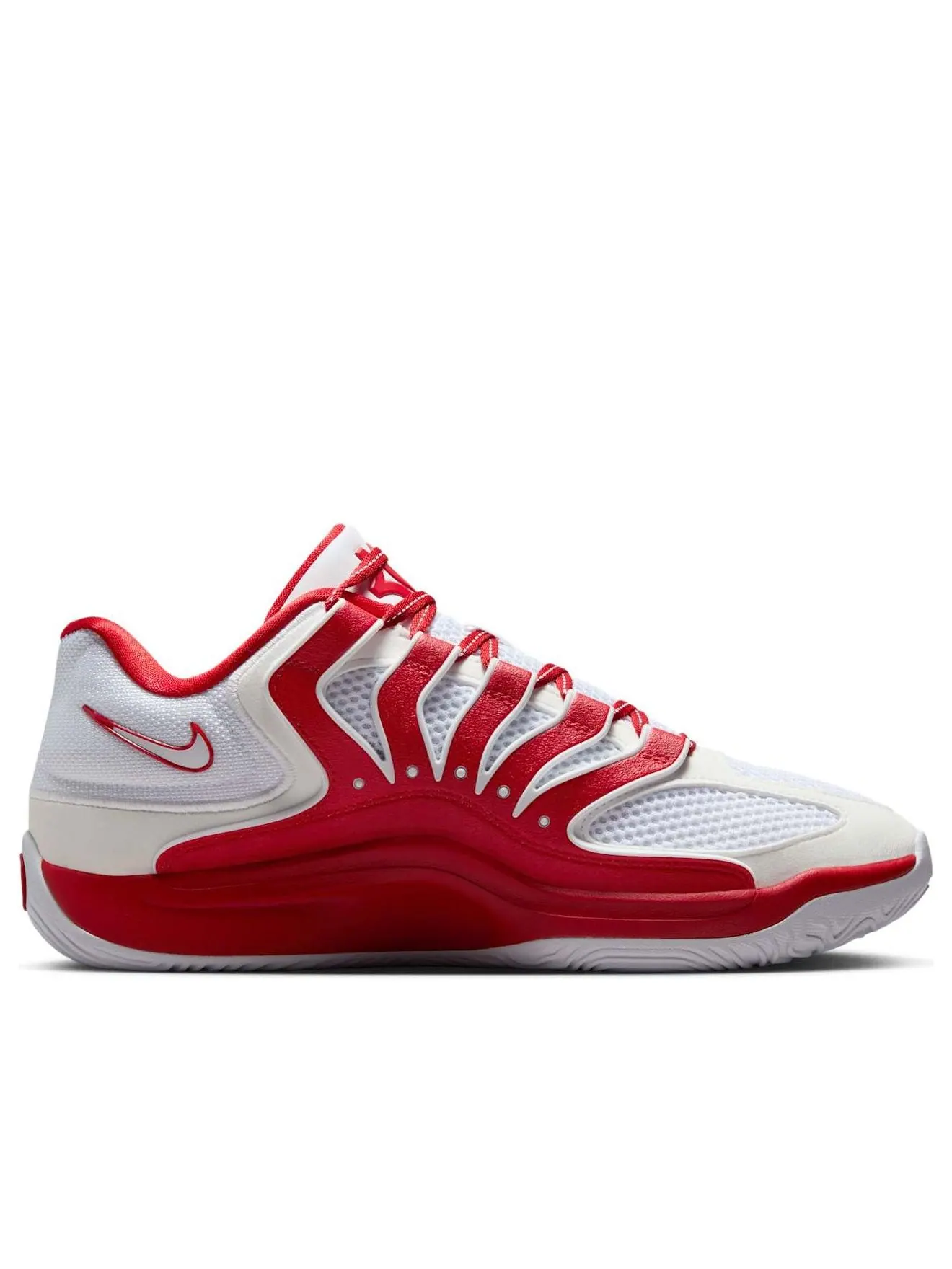 Кроссовки Nike KD 18 TB 'White University Red' — изображение 6 из 6, белый