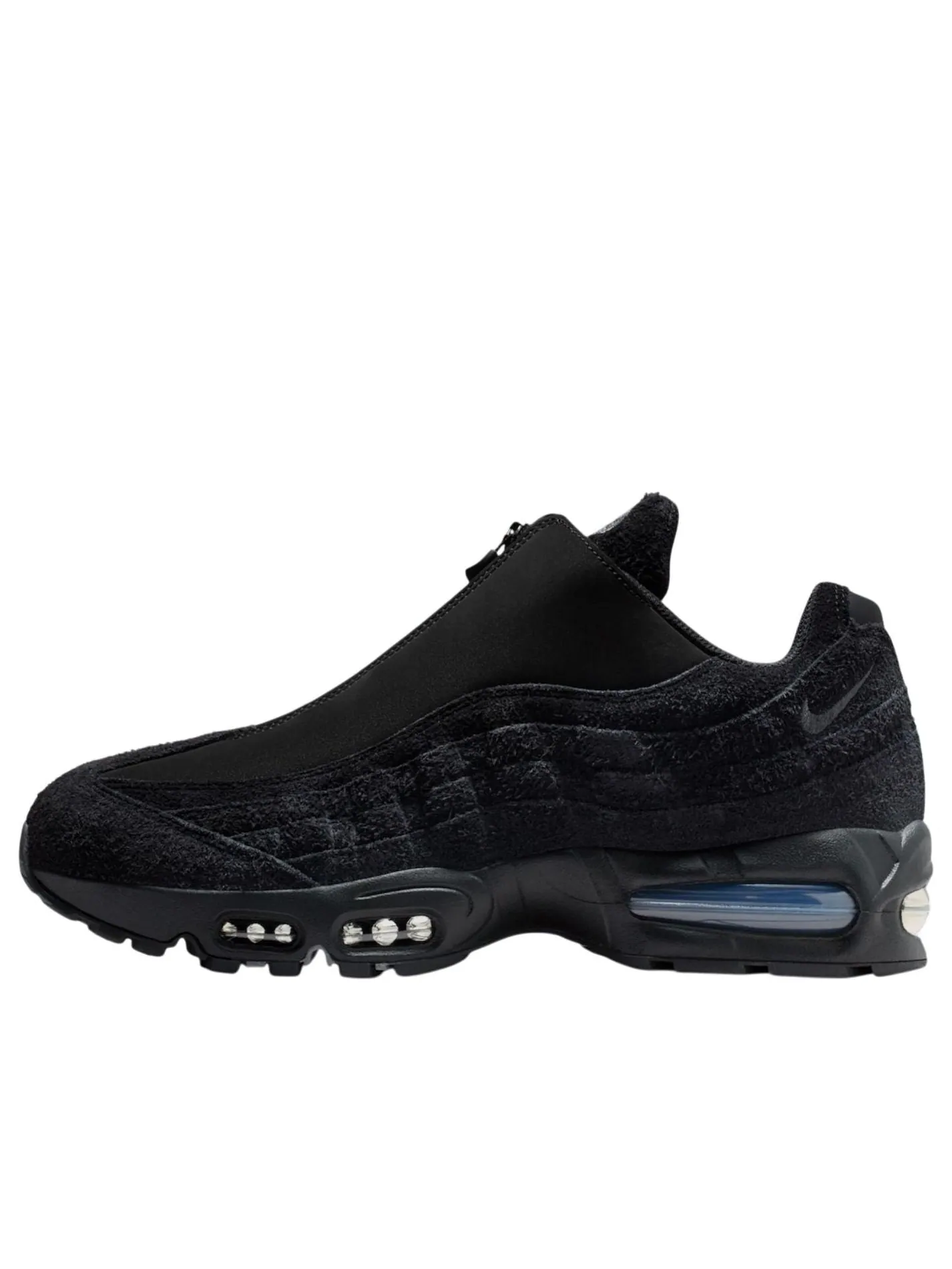 Кроссовки Nike Air Max 95 Zip 'Black' — изображение 1 из 7, черный