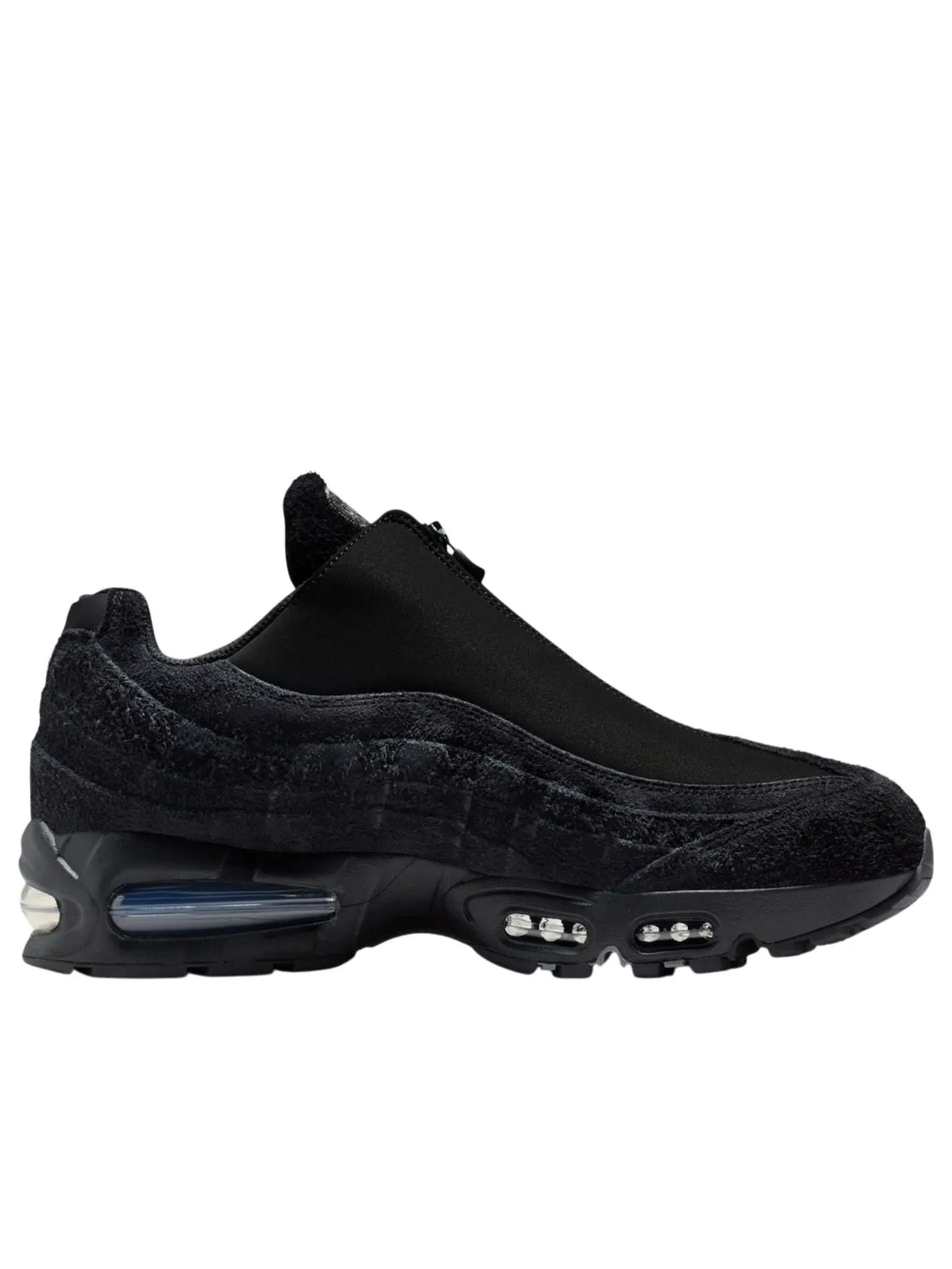 Кроссовки Nike Air Max 95 Zip 'Black' — изображение 2 из 7, черный