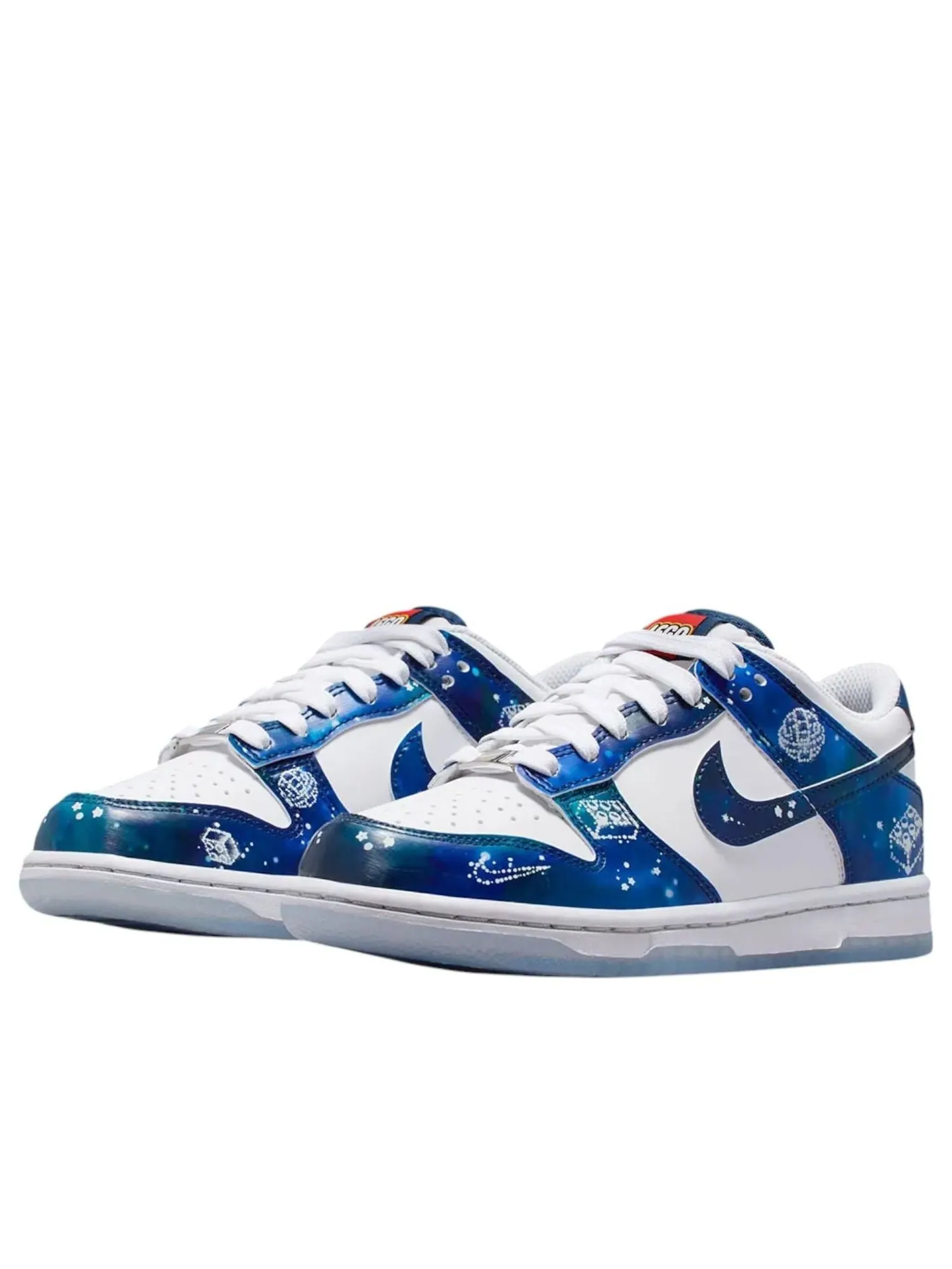 Кроссовки (GS) Nike x LEGO Dunk Low 'Brave Blue' — изображение 3 из 7, мульти