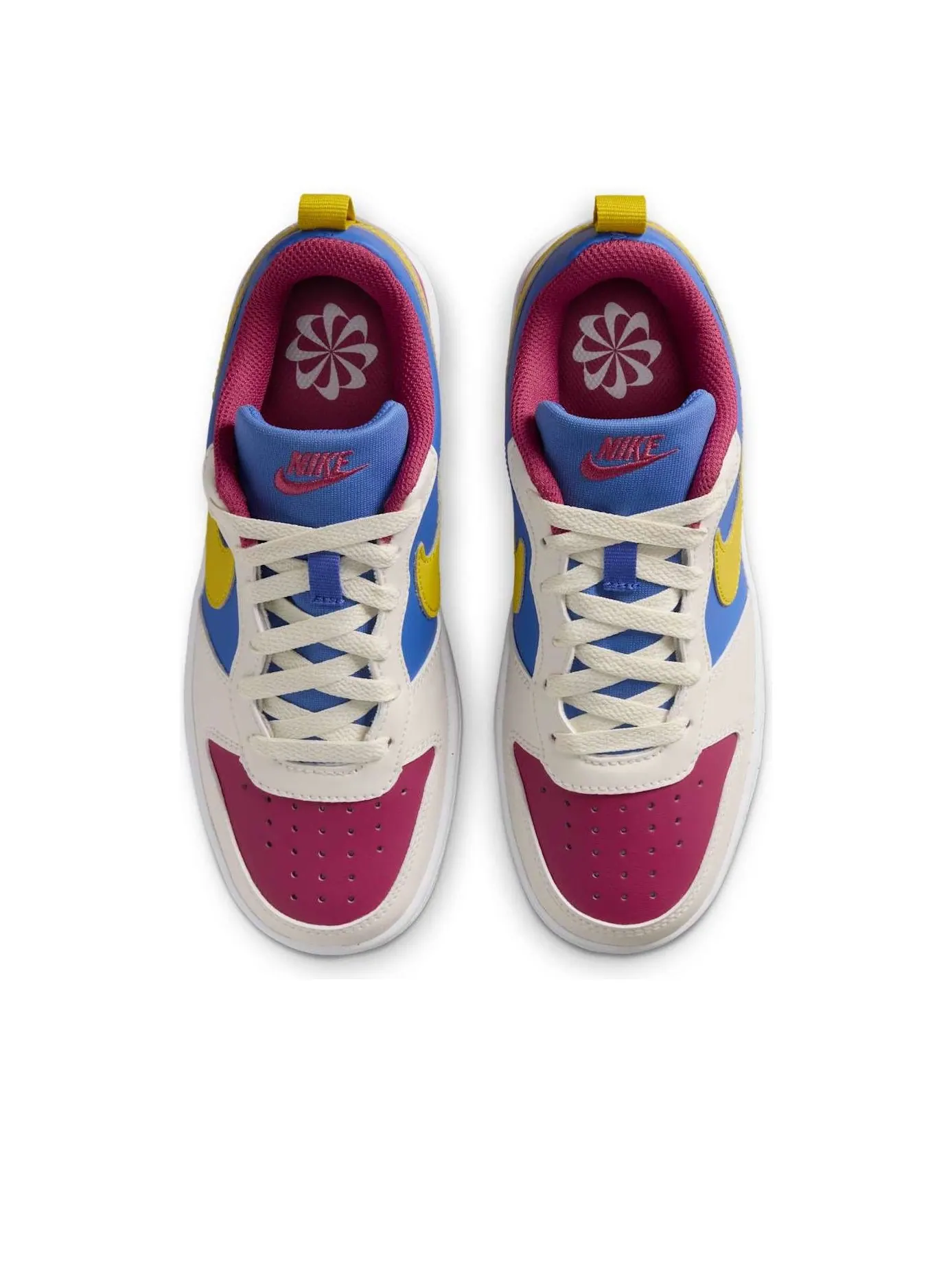 Кроссовки (GS) Nike Court Borough Low Recraft 'Sweet Beet Comet Blue' — изображение 2 из 6, мульти
