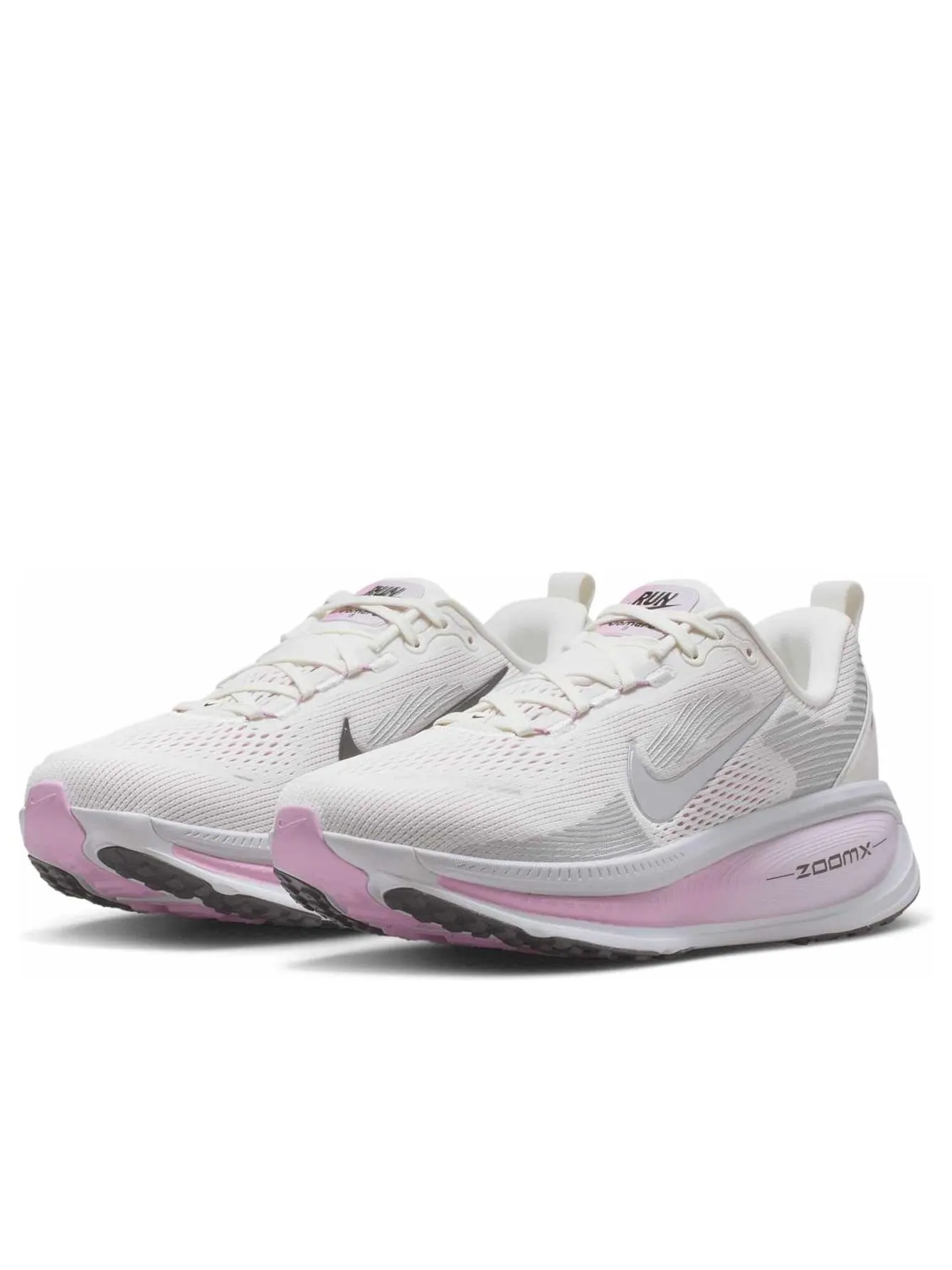 Кроссовки (WMNS) Nike Air Zoom Vomero 18 'Sail Doll Beyond Pink Metallic Silver' — изображение 4 из 6, белый