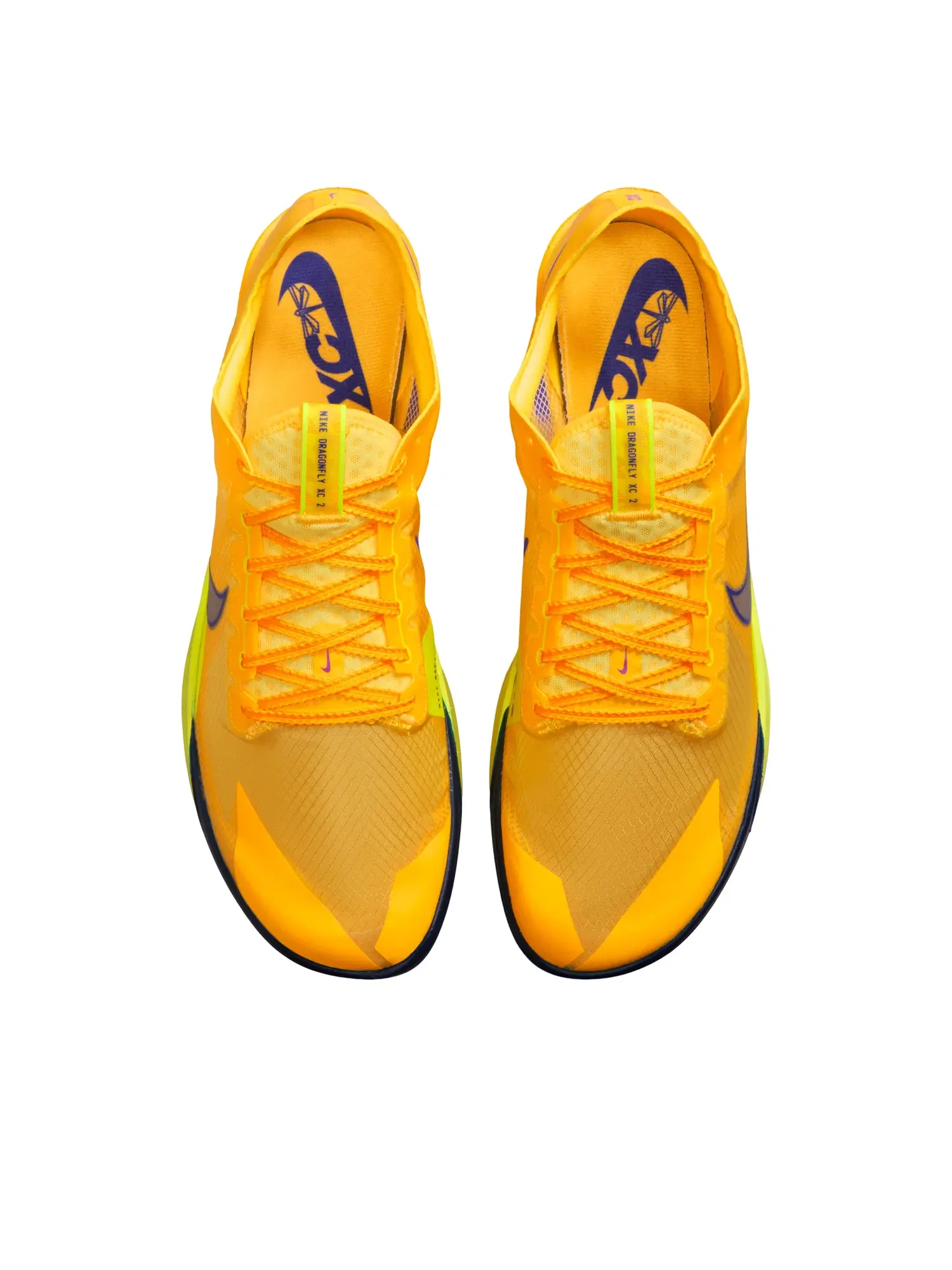 Мужские кроссовки для бега с шипами Zoomx Dragonfly Nike — изображение 2 из 6, желтый