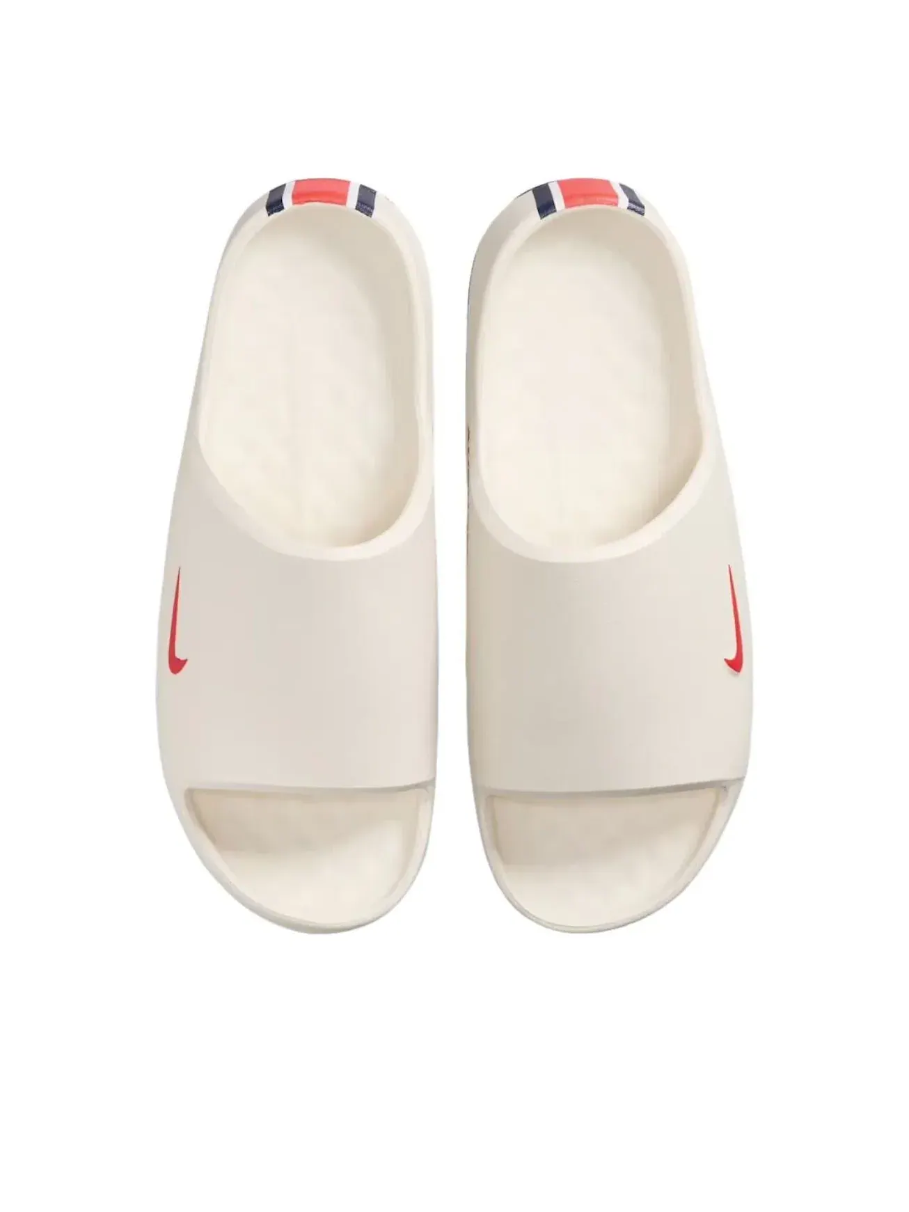 Шлепанцы Nike Calm Slides 'Auburn' IM3246-100 — изображение 4 из 5, белый