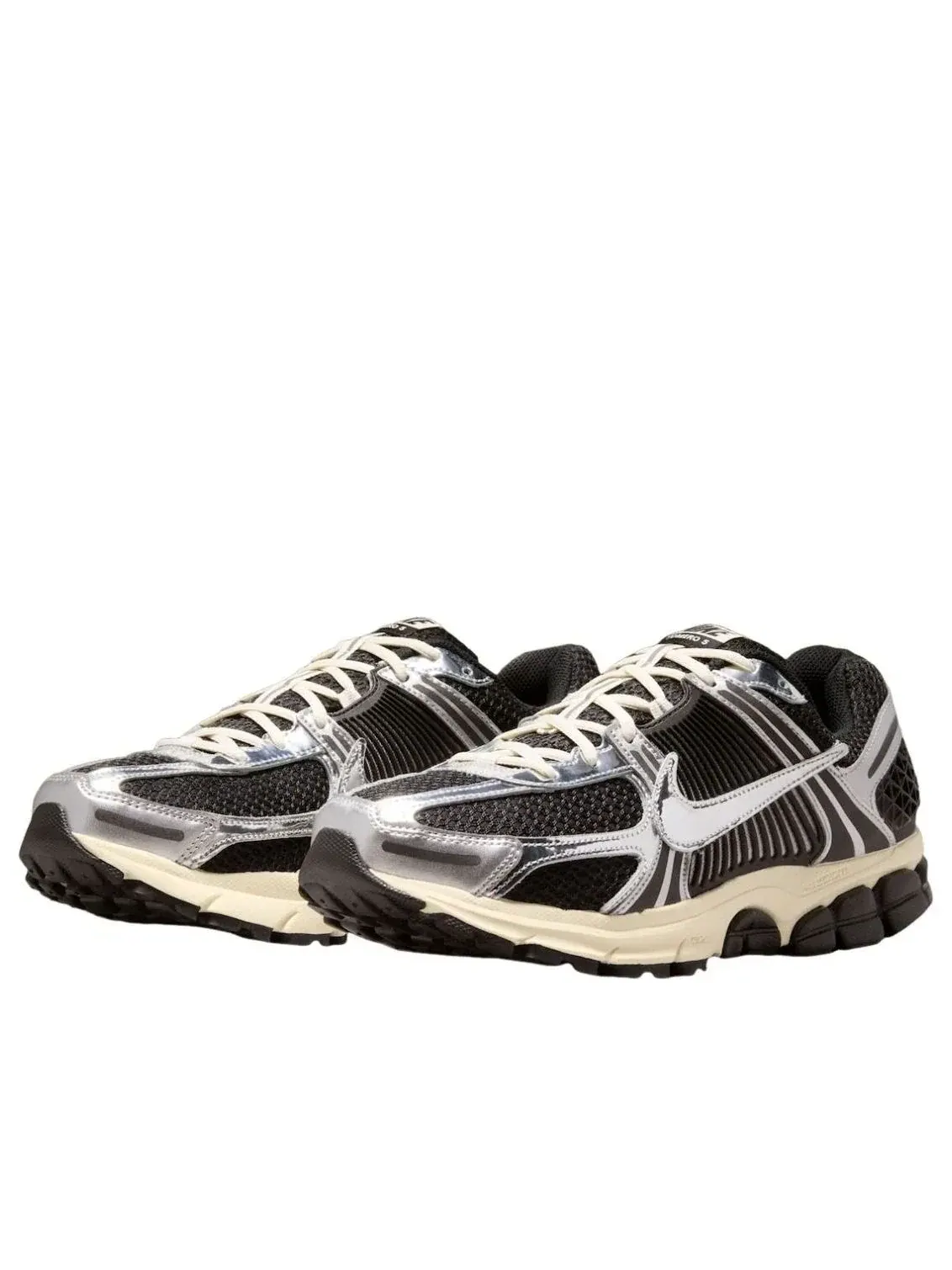 Кроссовки Nike Zoom Vomero 5 'Black Metallic Silver' — изображение 2 из 5, черный