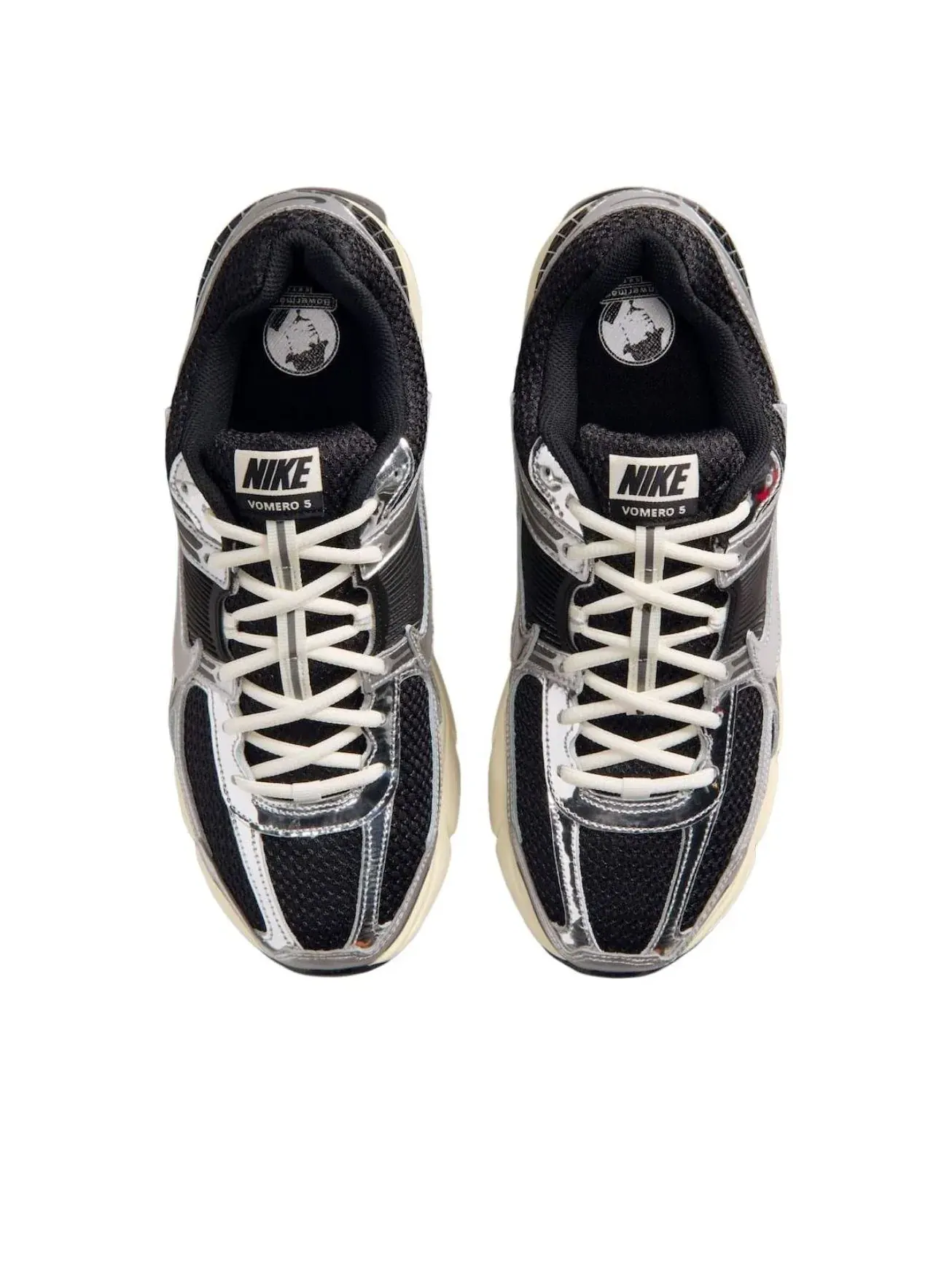 Кроссовки Nike Zoom Vomero 5 'Black Metallic Silver' — изображение 3 из 5, черный