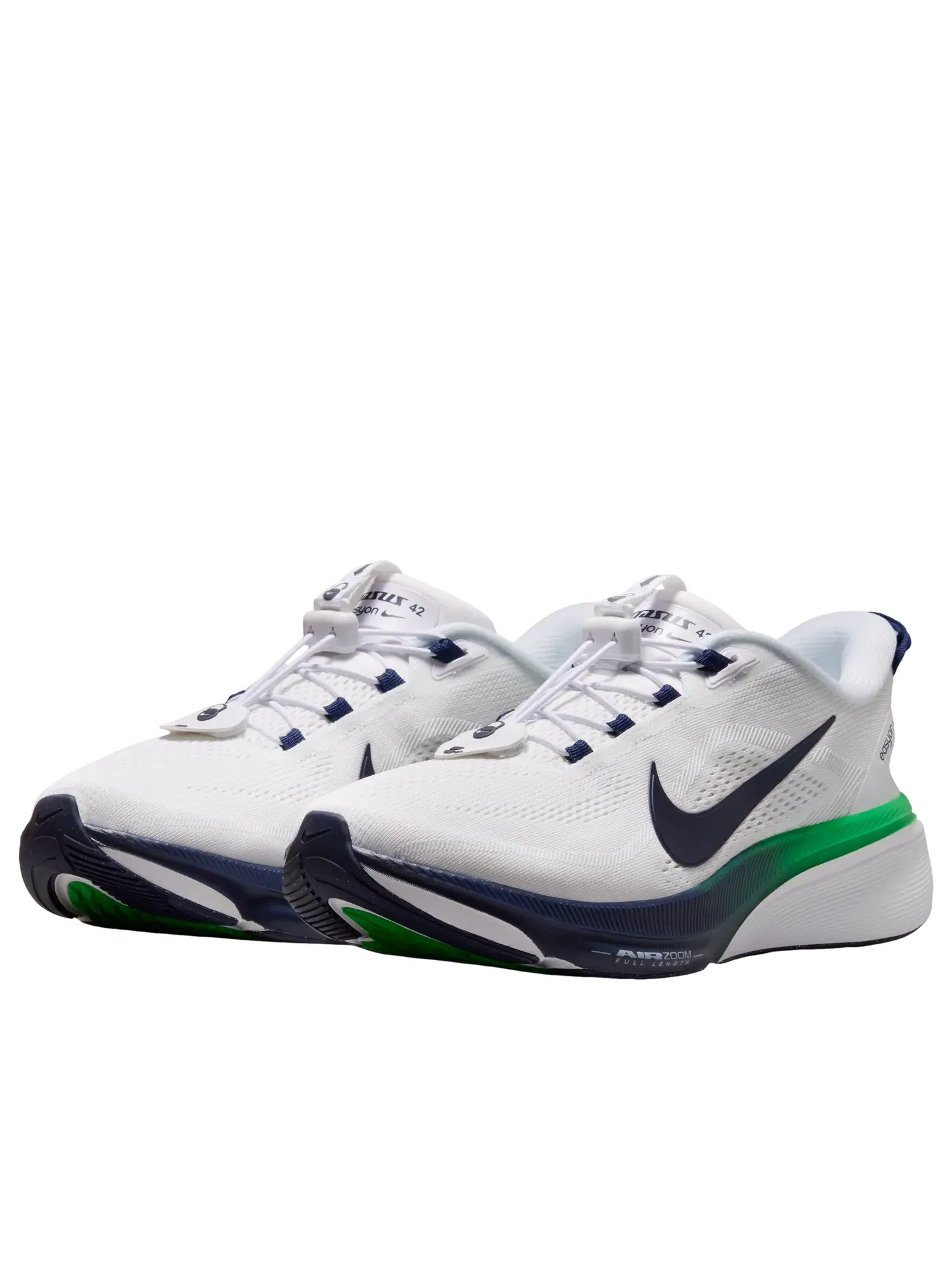 Мужские кроссовки для бега с технологией EasyOn модель Air Zoom Pegasus 42 Nike — изображение 4 из 6, белый