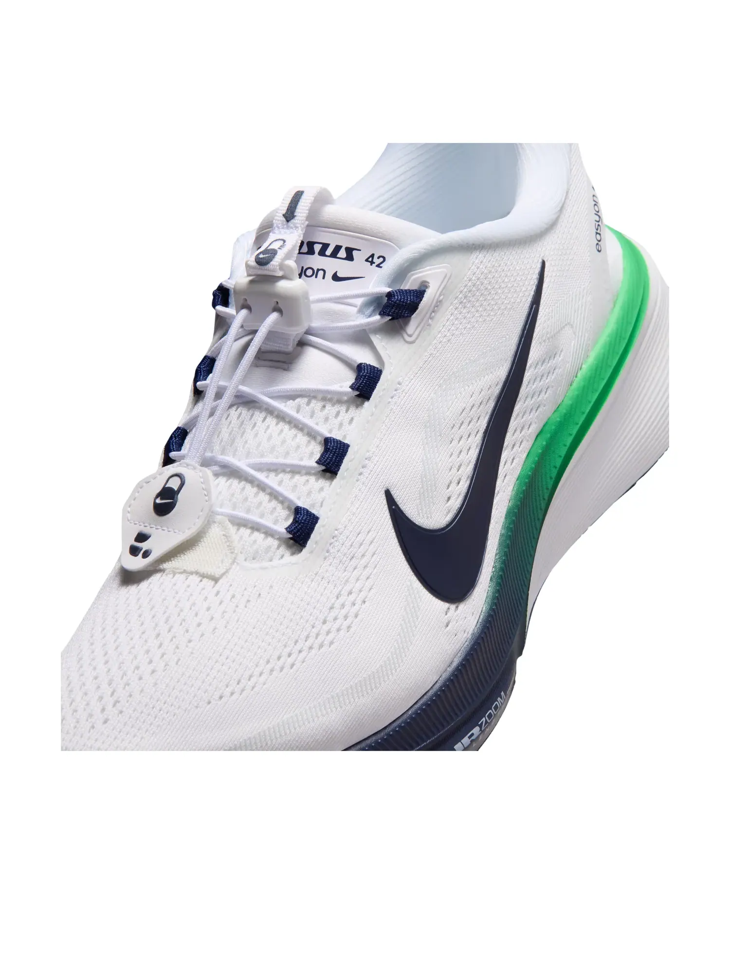 Мужские кроссовки для бега с технологией EasyOn модель Air Zoom Pegasus 42 Nike — изображение 5 из 6, белый