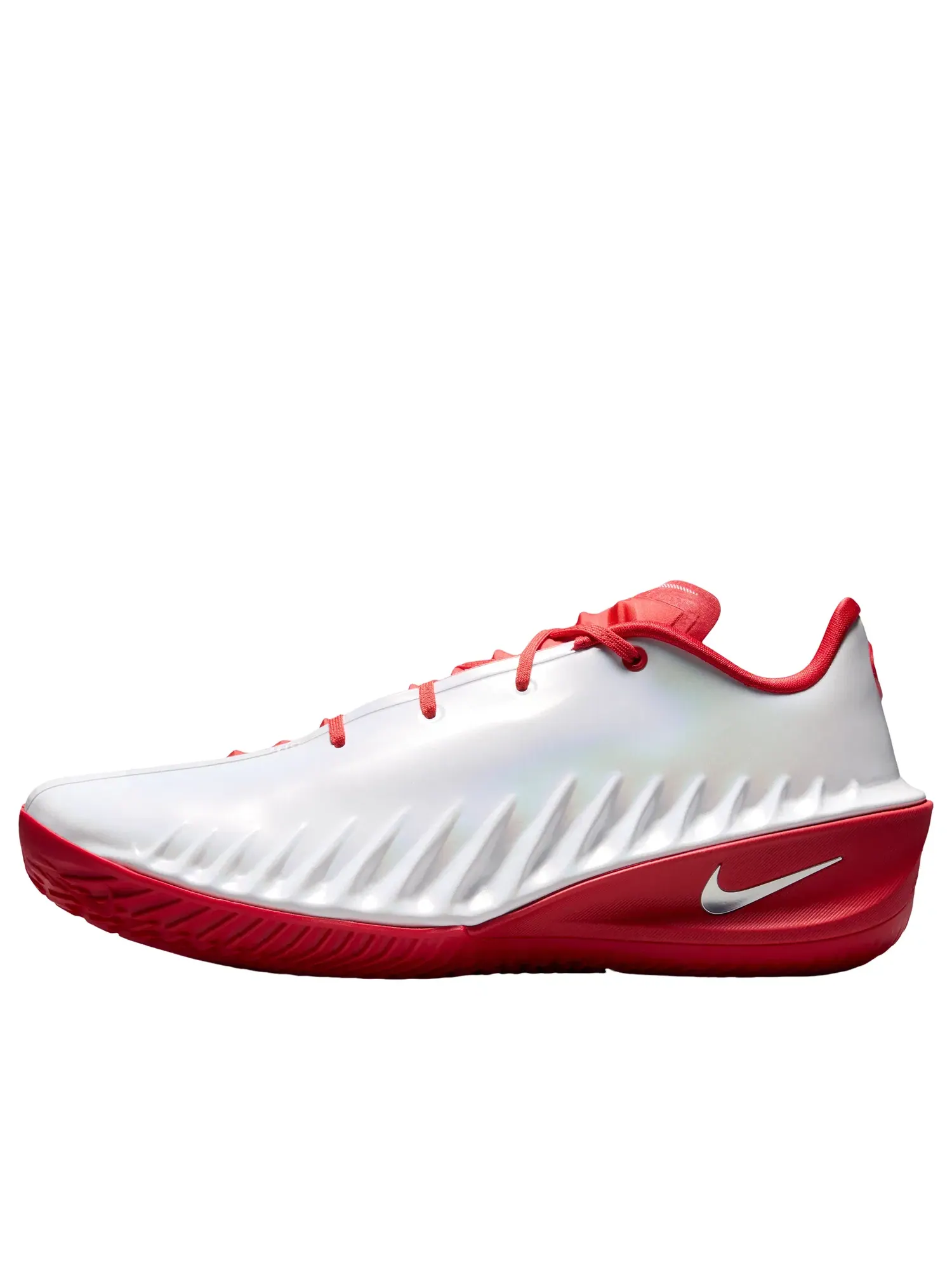 Мужские кроссовки с низким верхом Nike Air Zoom GT Cut 4 White University Red Silver — изображение 1 из 6, белый