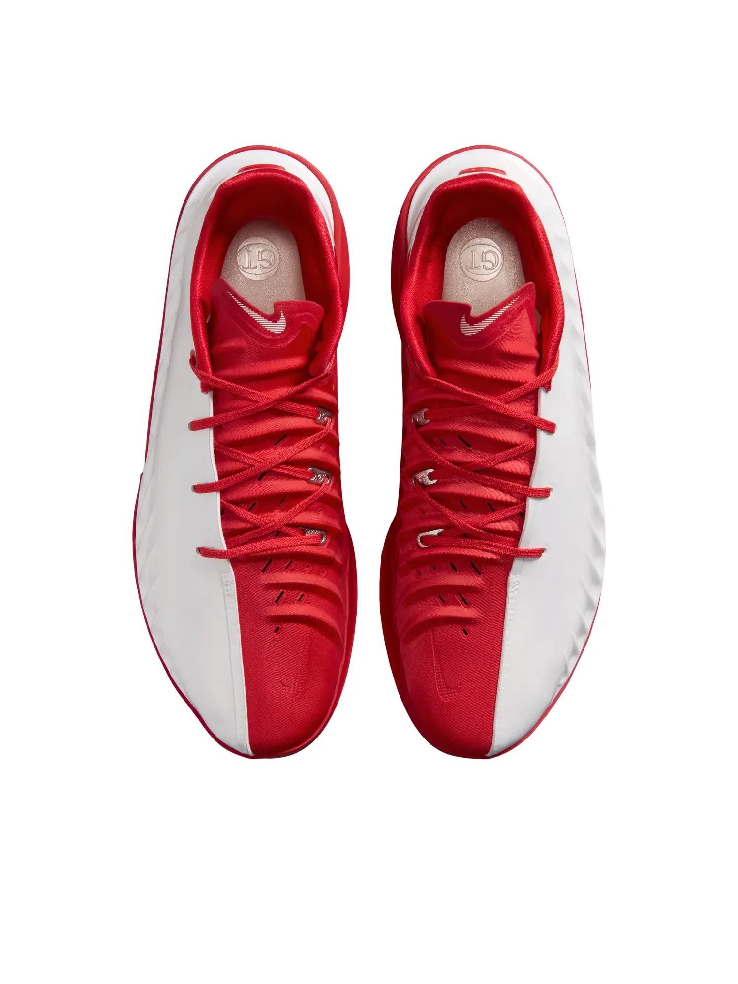 Мужские кроссовки с низким верхом Nike Air Zoom GT Cut 4 White University Red Silver — изображение 2 из 6, белый