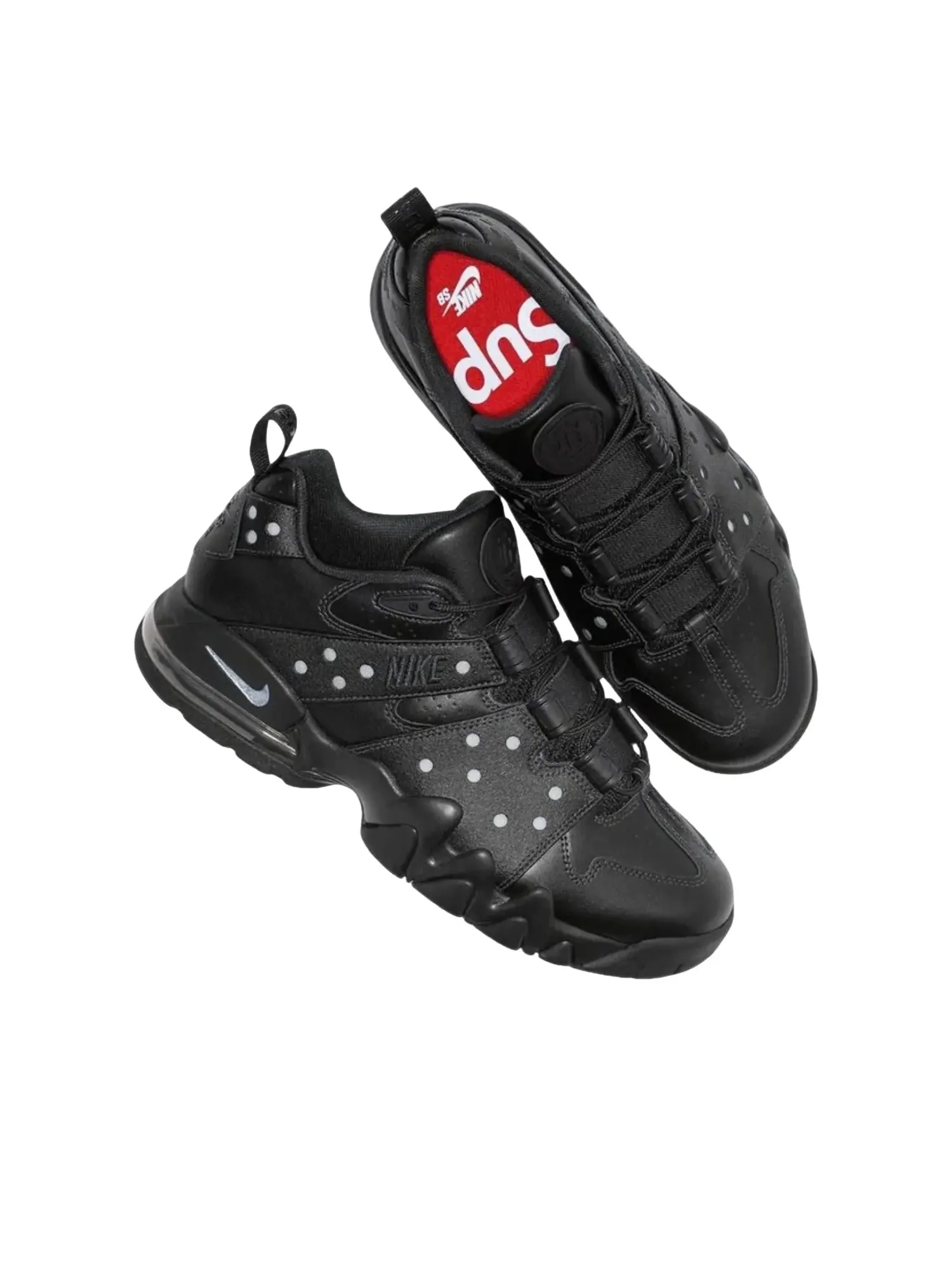 Кроссовки Nike x Supreme SB Air Max 2 CB '94 Low 'Black' — изображение 4 из 6, черный