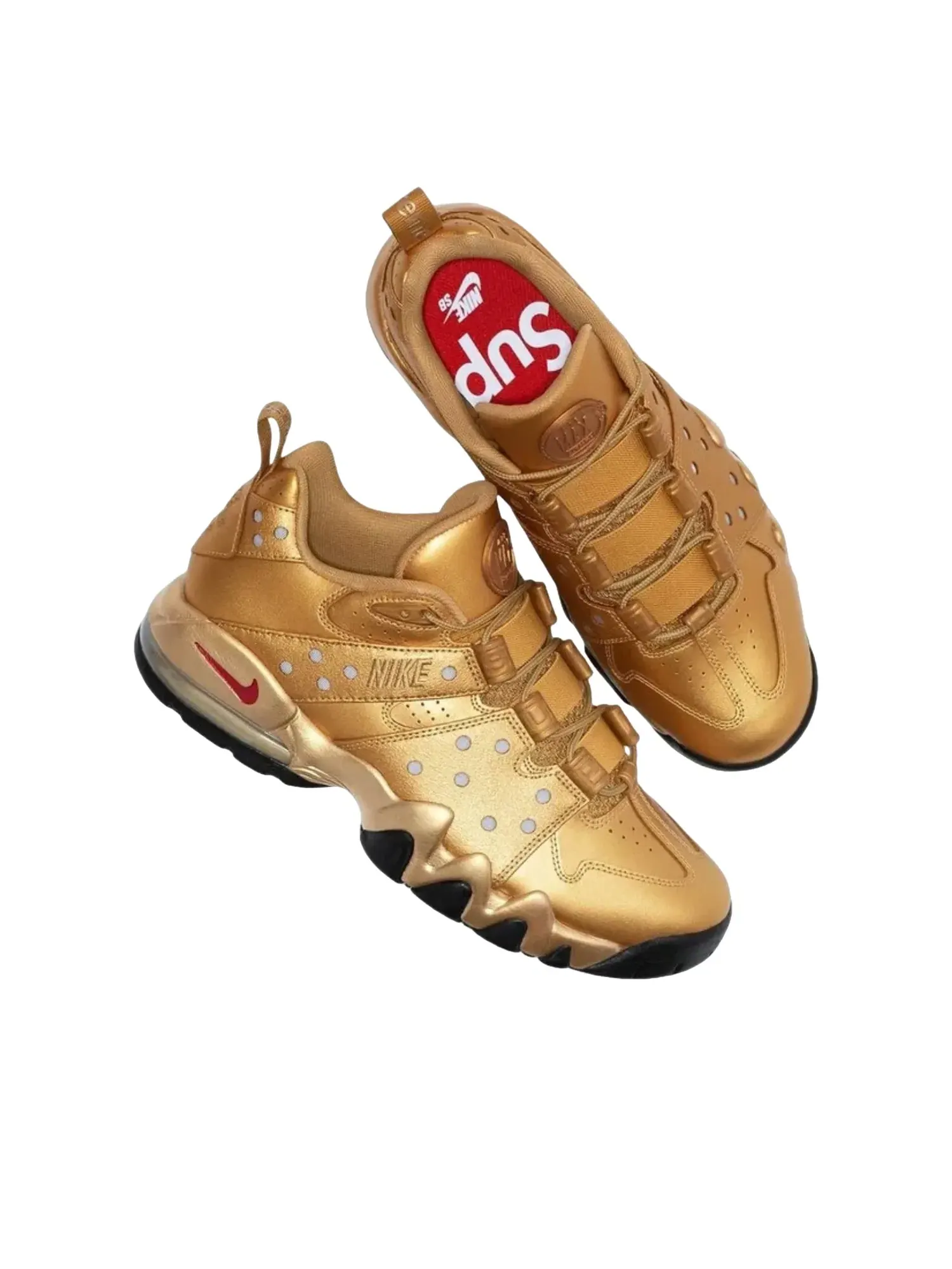 Кроссовки Nike x Supreme SB Air Max 2 CB '94 Low 'Metallic Gold' IM4283-700 — изображение 2 из 5, золото