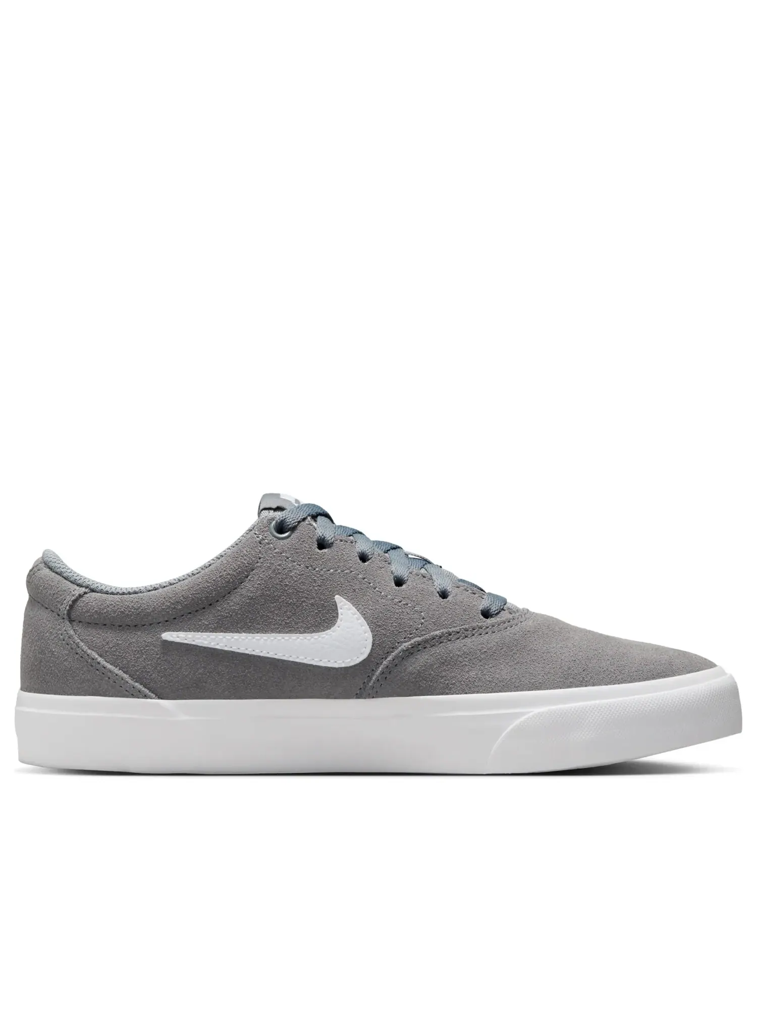 Кроссовки (WMNS) Nike Charge Suede 'Cool Grey White' — изображение 2 из 7, серый