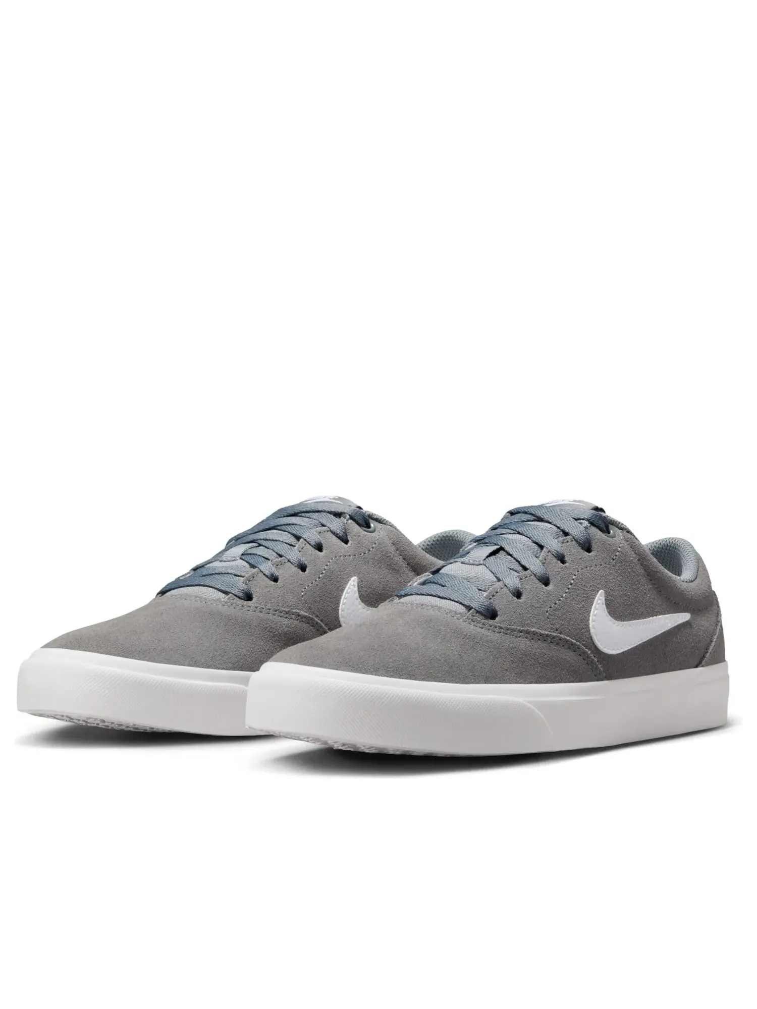 Кроссовки (WMNS) Nike Charge Suede 'Cool Grey White' — изображение 4 из 7, серый