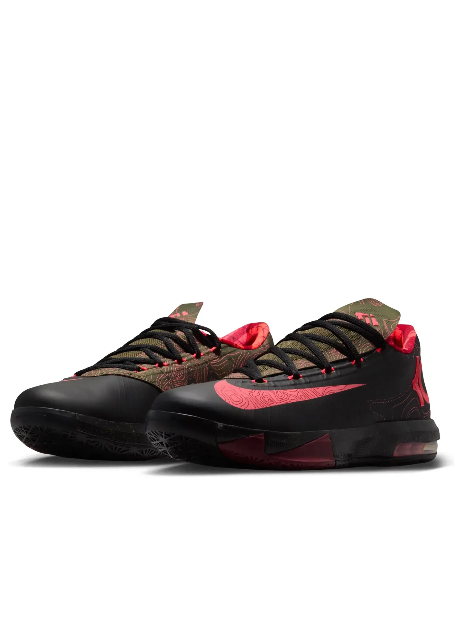 Мужские кроссовки с шнуровкой Nike KD 6 Meteorology — изображение 4 из 7, мульти