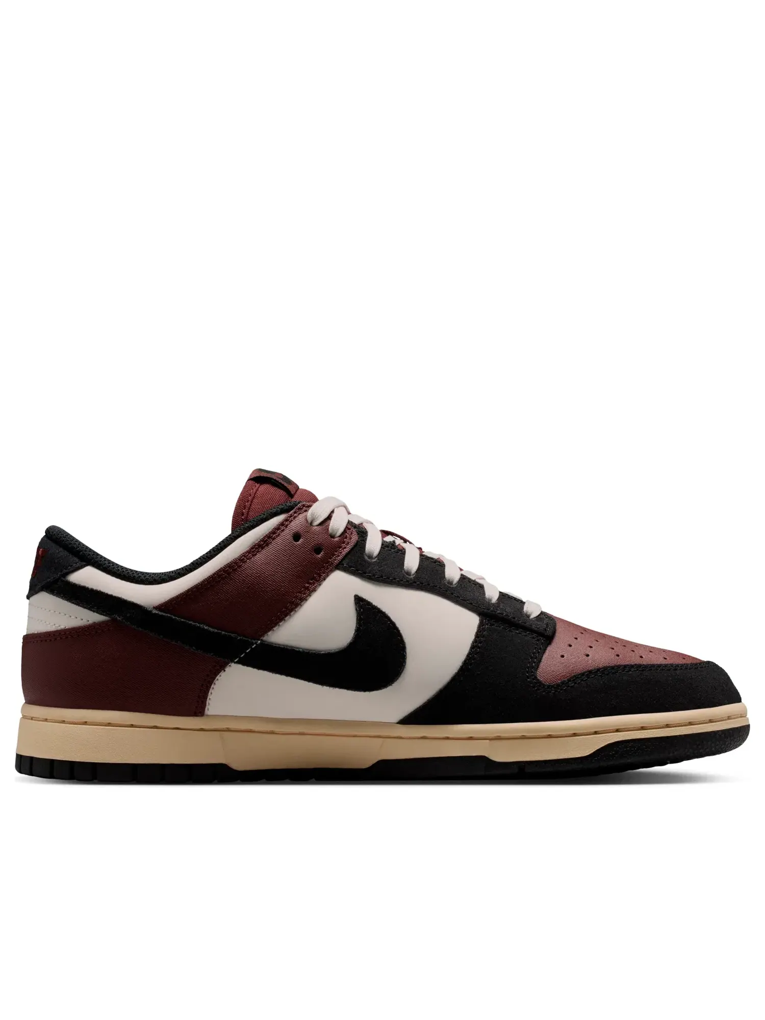 Мужские кроссовки с кожаным верхом Dunk Low Retro Nike — изображение 2 из 7, коричневый
