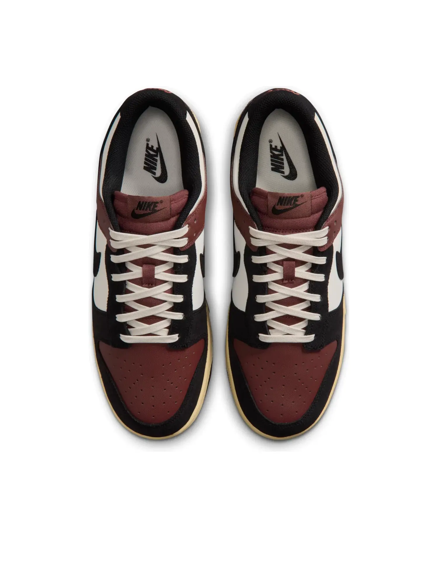 Мужские кроссовки с кожаным верхом Dunk Low Retro Nike — изображение 3 из 7, коричневый