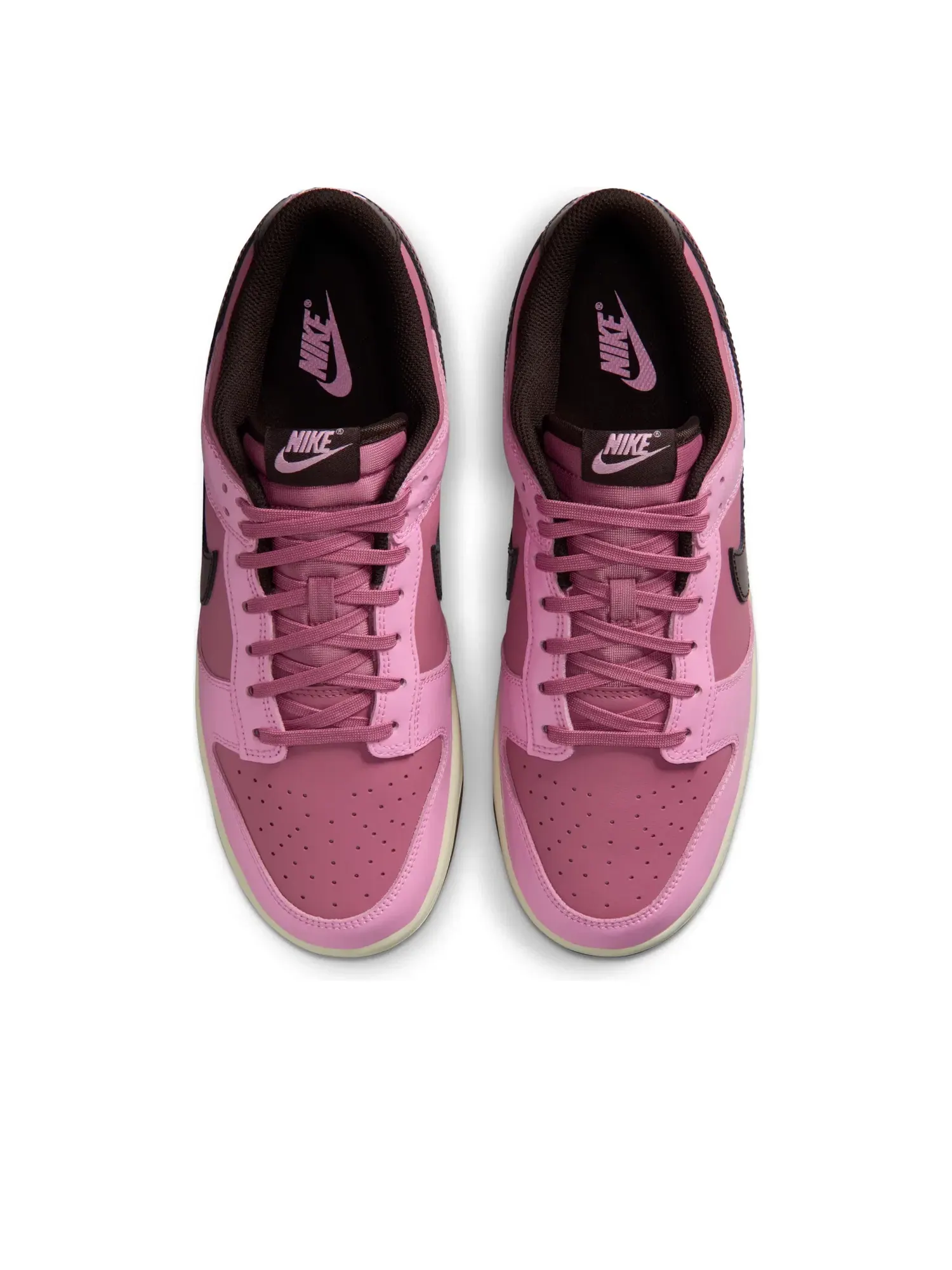 Мужские кроссовки с низким верхом Nike Dunk Low Retro Pink Rise Velvet Brown — изображение 3 из 6, розовый
